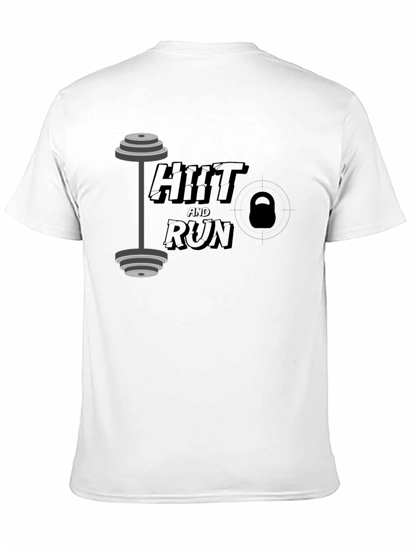 HIIT and Run Graphic Tee - Fitness T-Shirt