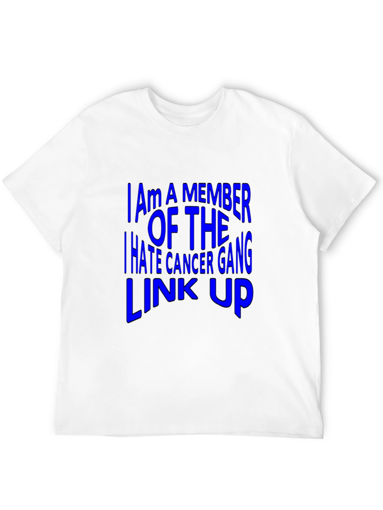 I Hate Cancer Gang Link Up Black T-Shirt