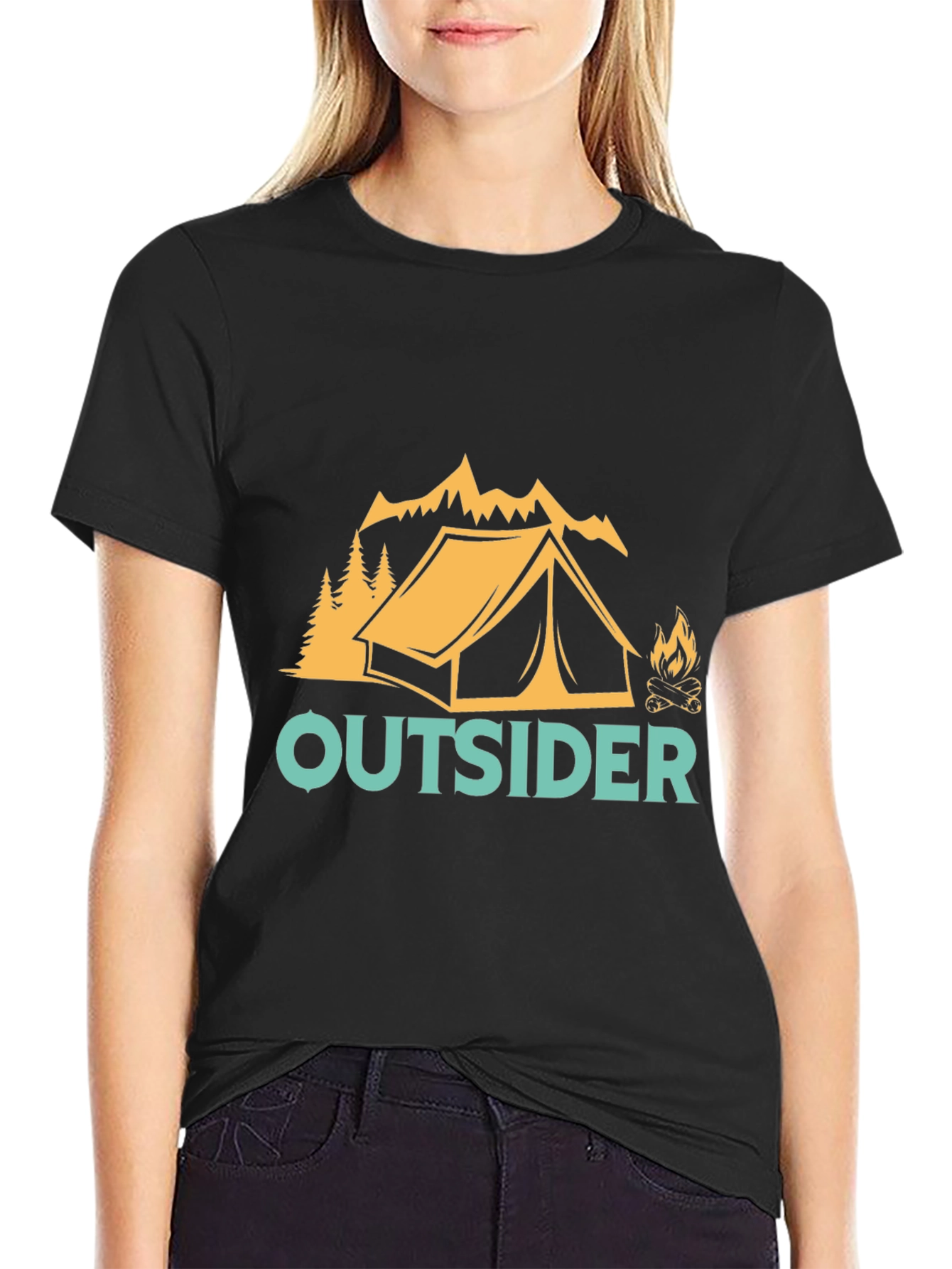 Outsider Camping Graphic Tee - Adventure Awaits