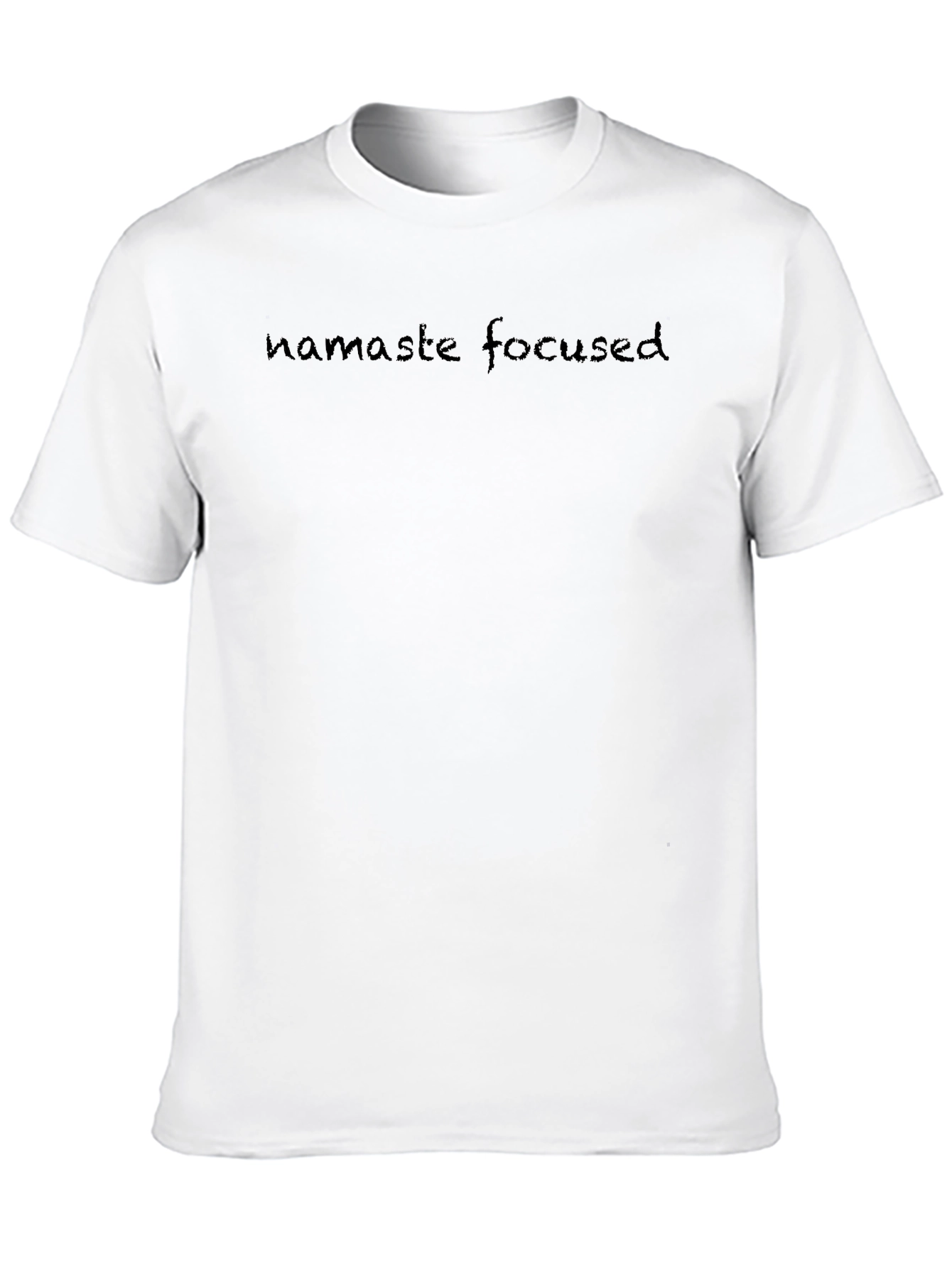 Namaste Focused Black T-Shirt
