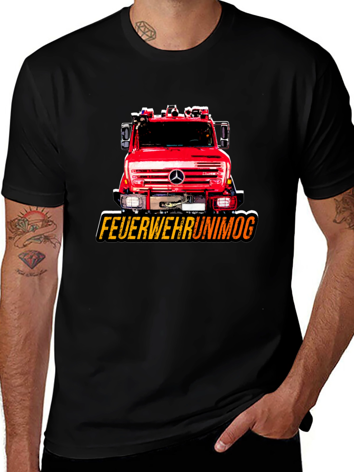 Fire Truck Graphic T-Shirt