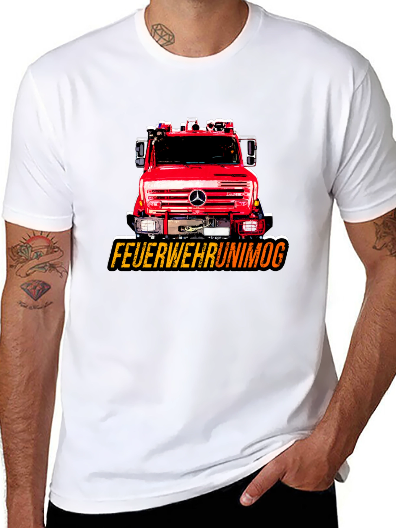 Fire Truck Graphic T-Shirt