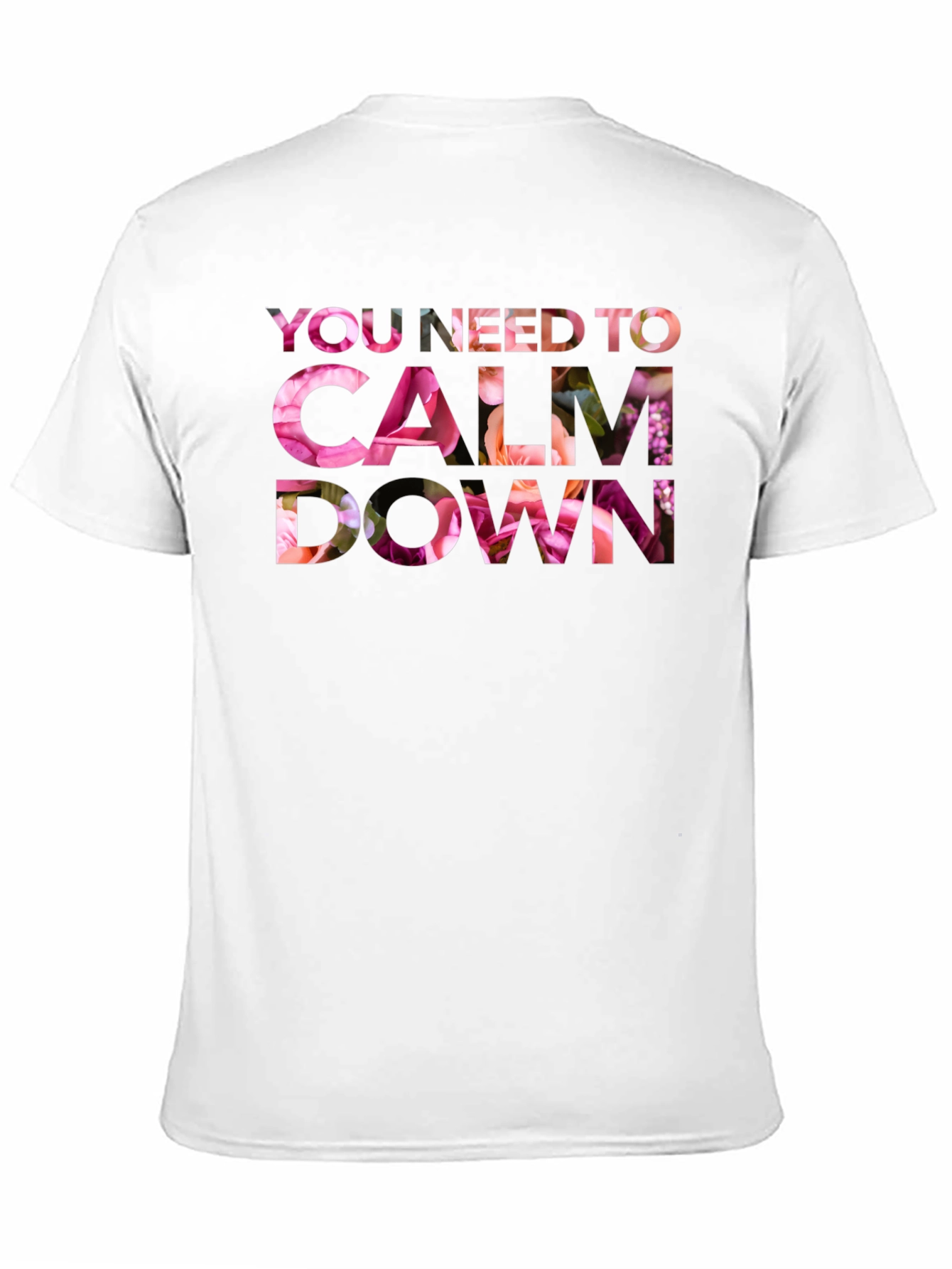 Floral Calm Down Graphic T-Shirt