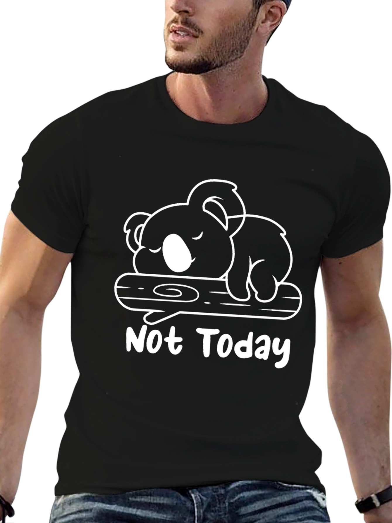 Not Today Koala Graphic T-Shirt