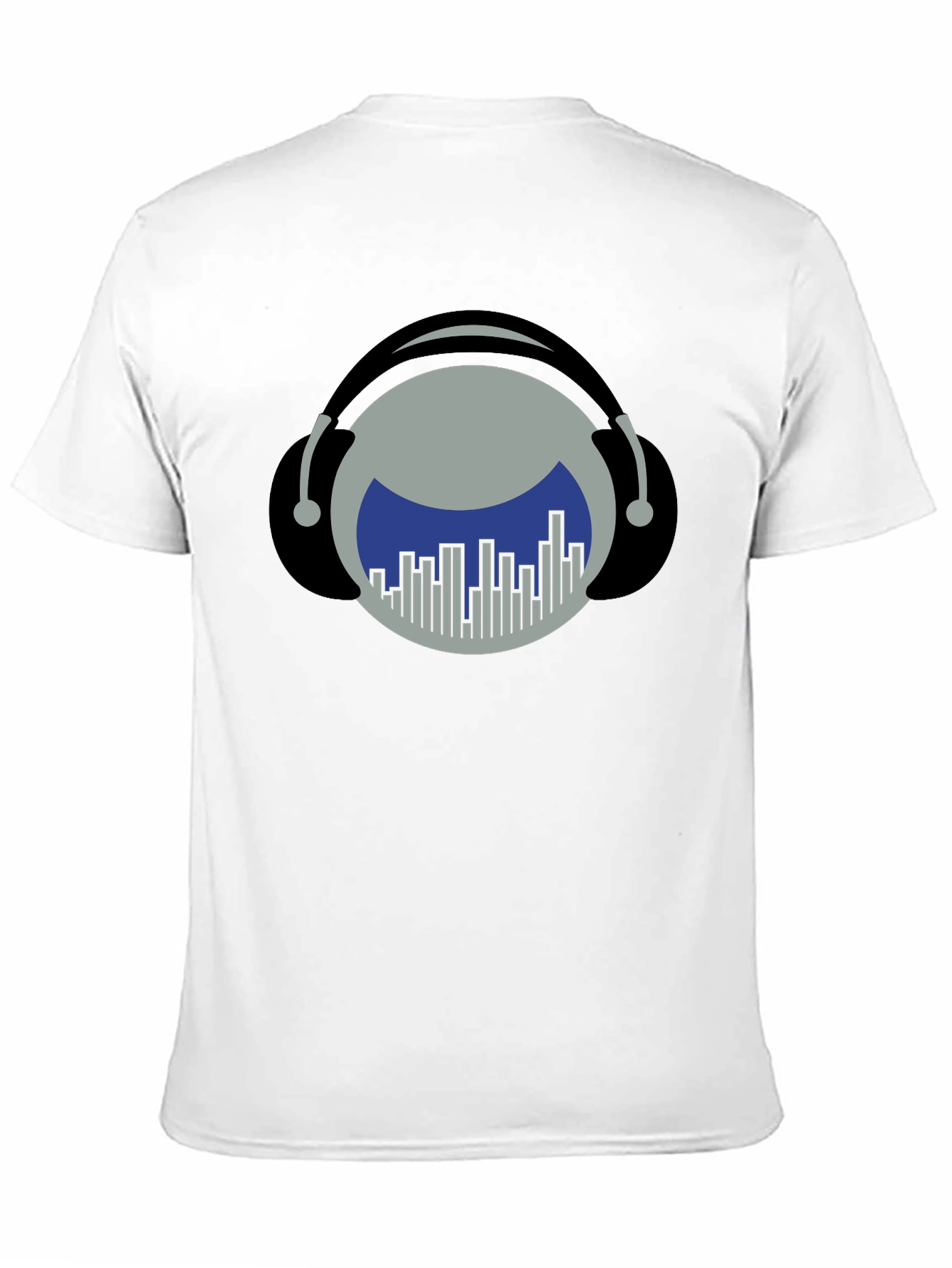 Music Lover T-Shirt: Headphones & Equalizer Design