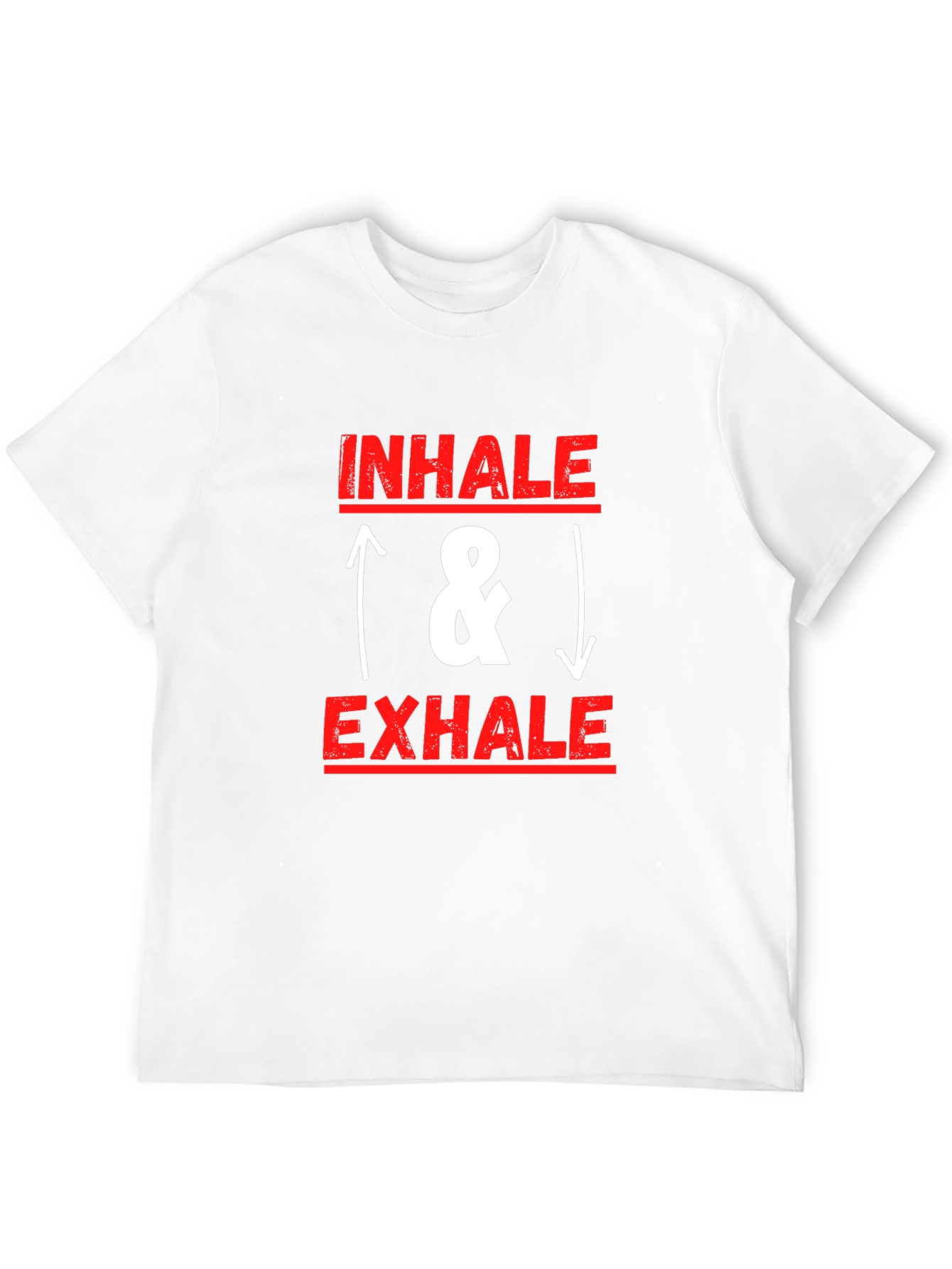 Inhale Exhale Graphic Tee - Relax & Breathe T-Shirt