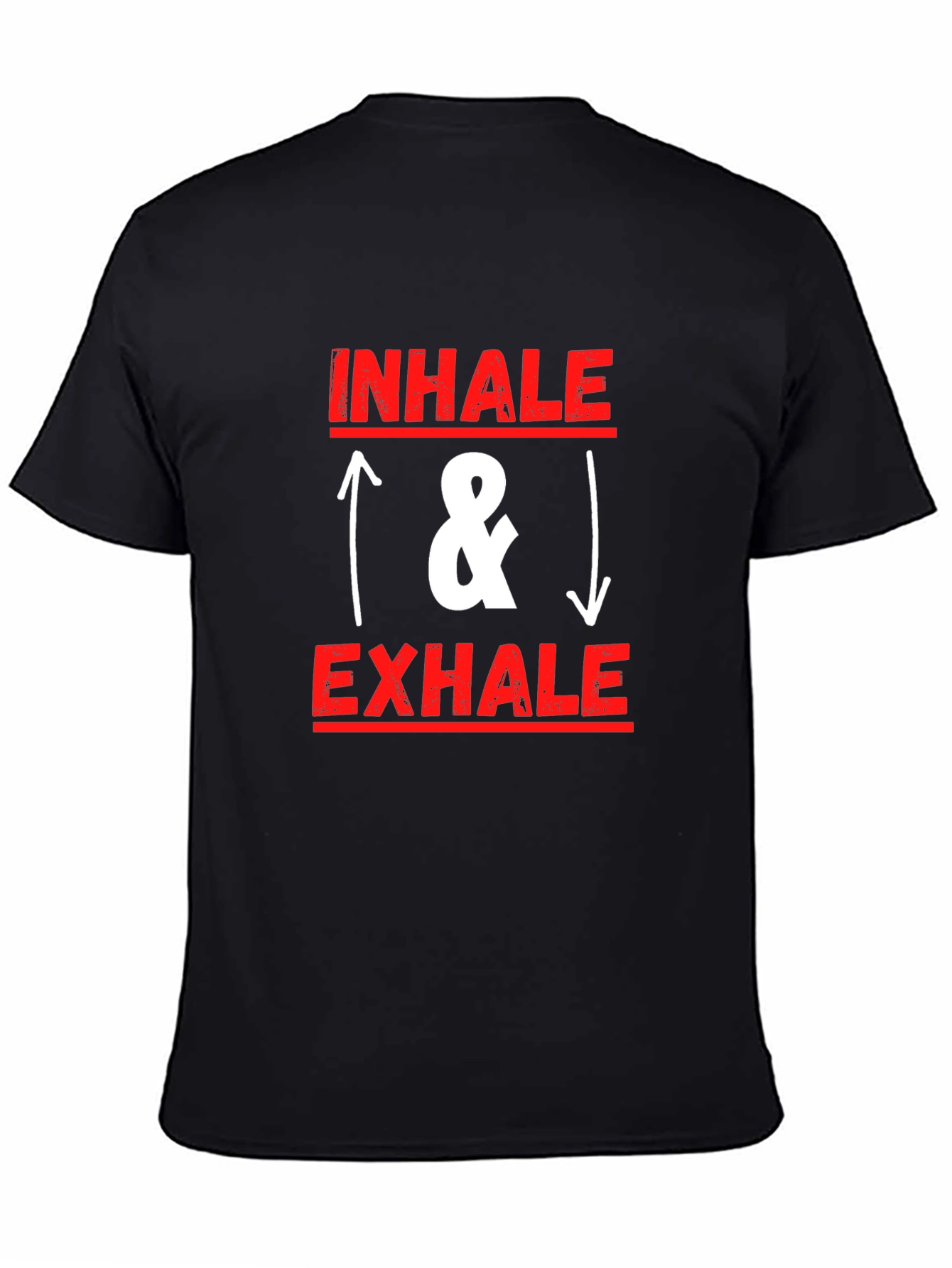 Inhale Exhale Graphic Tee - Relax & Breathe T-Shirt