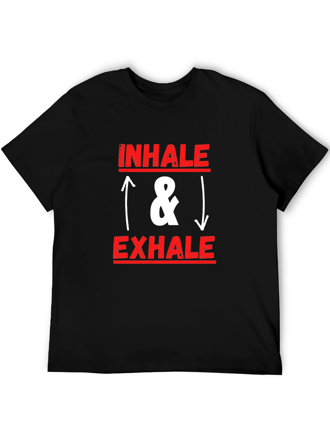 Inhale Exhale Graphic Tee - Relax & Breathe T-Shirt