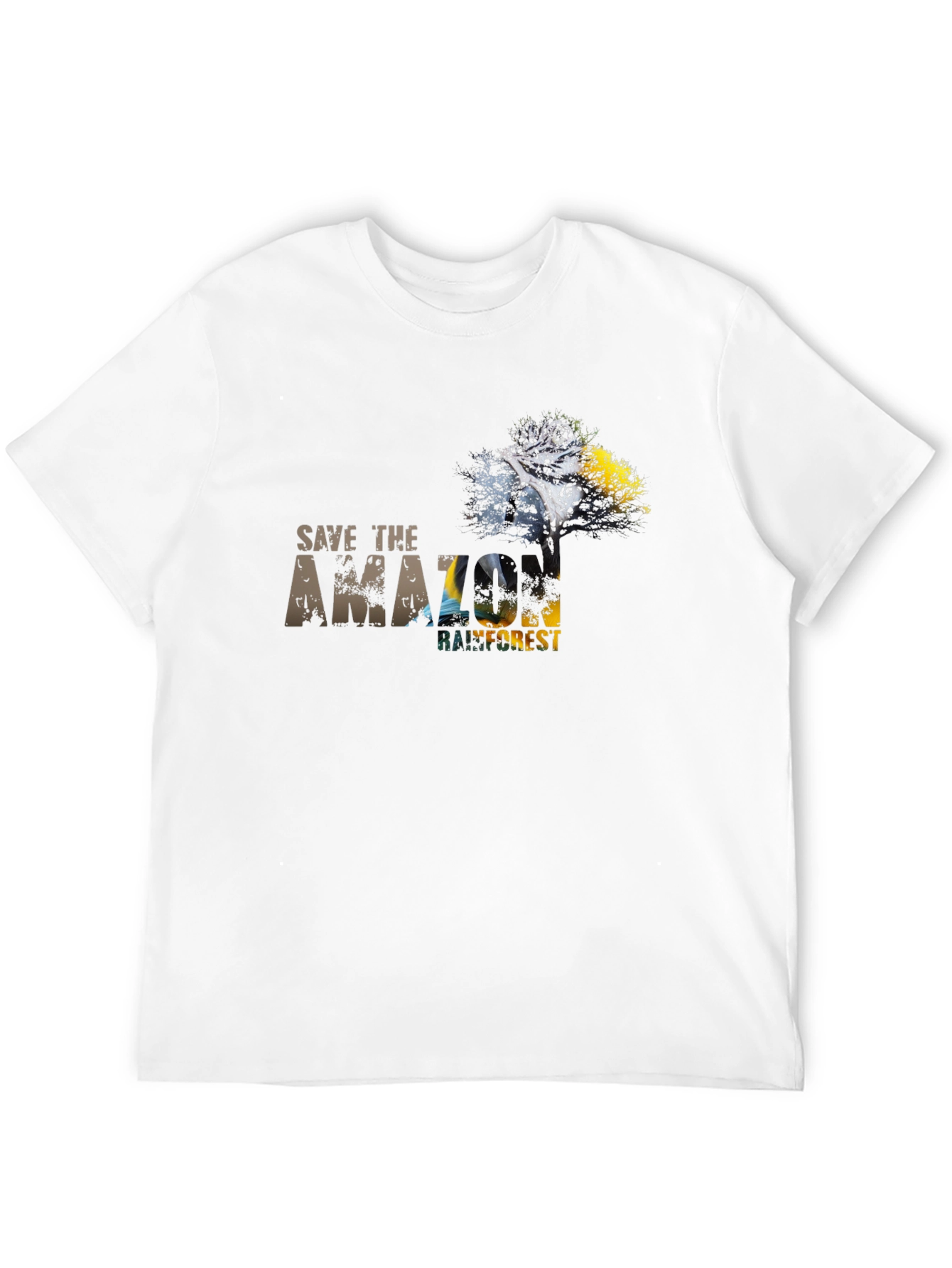 Save the Amazon Rainforest Graphic Tee - Black