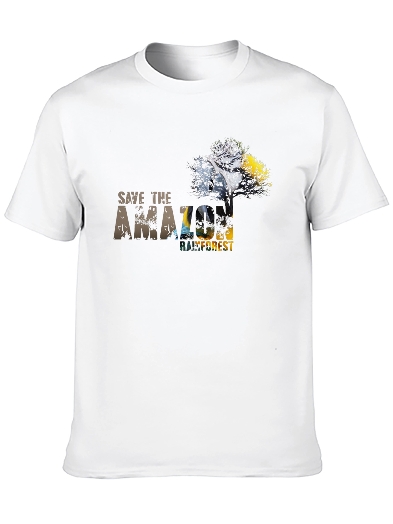 Save the Amazon Rainforest Graphic Tee - Black