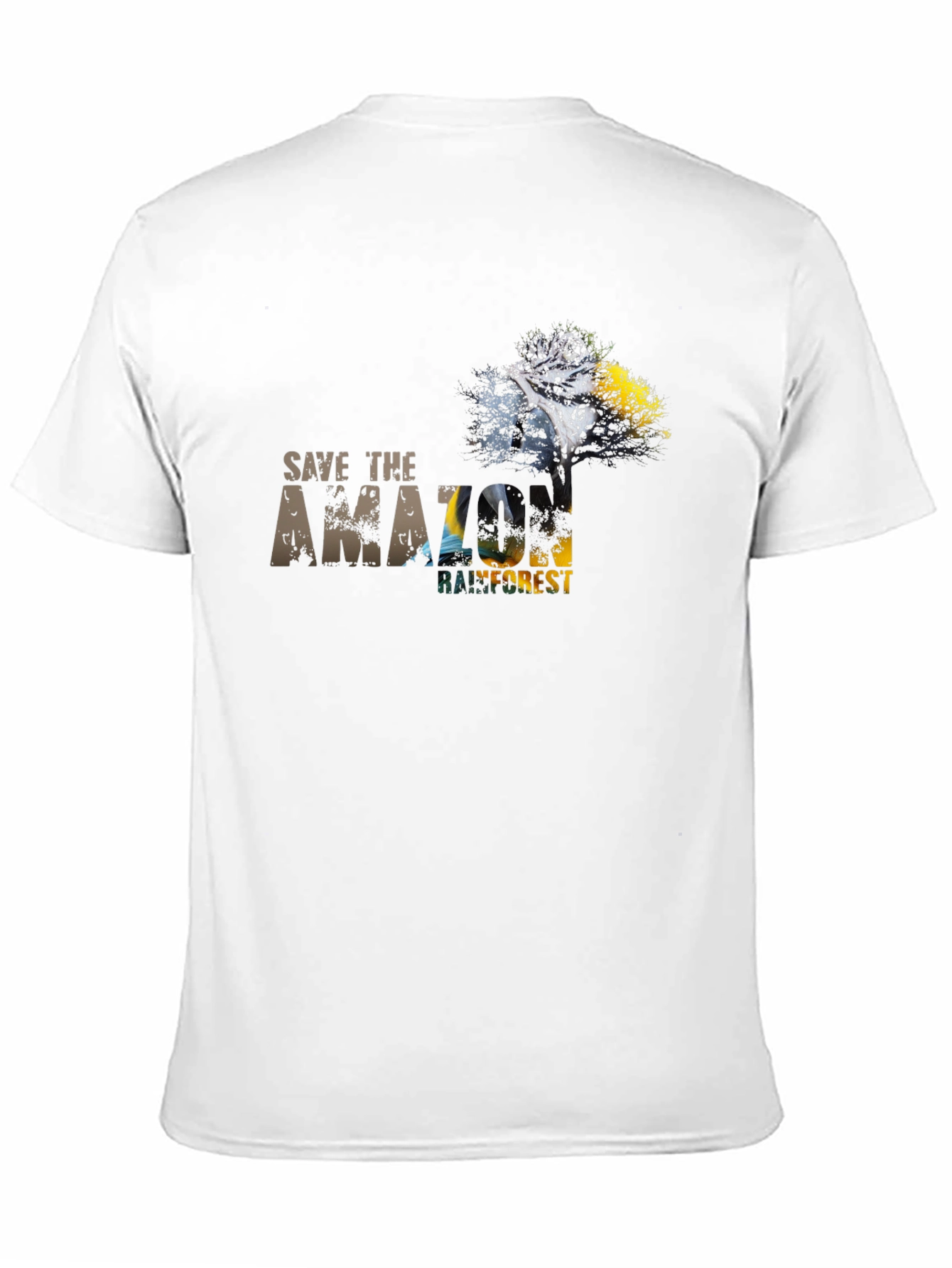Save the Amazon Rainforest Graphic Tee - Black