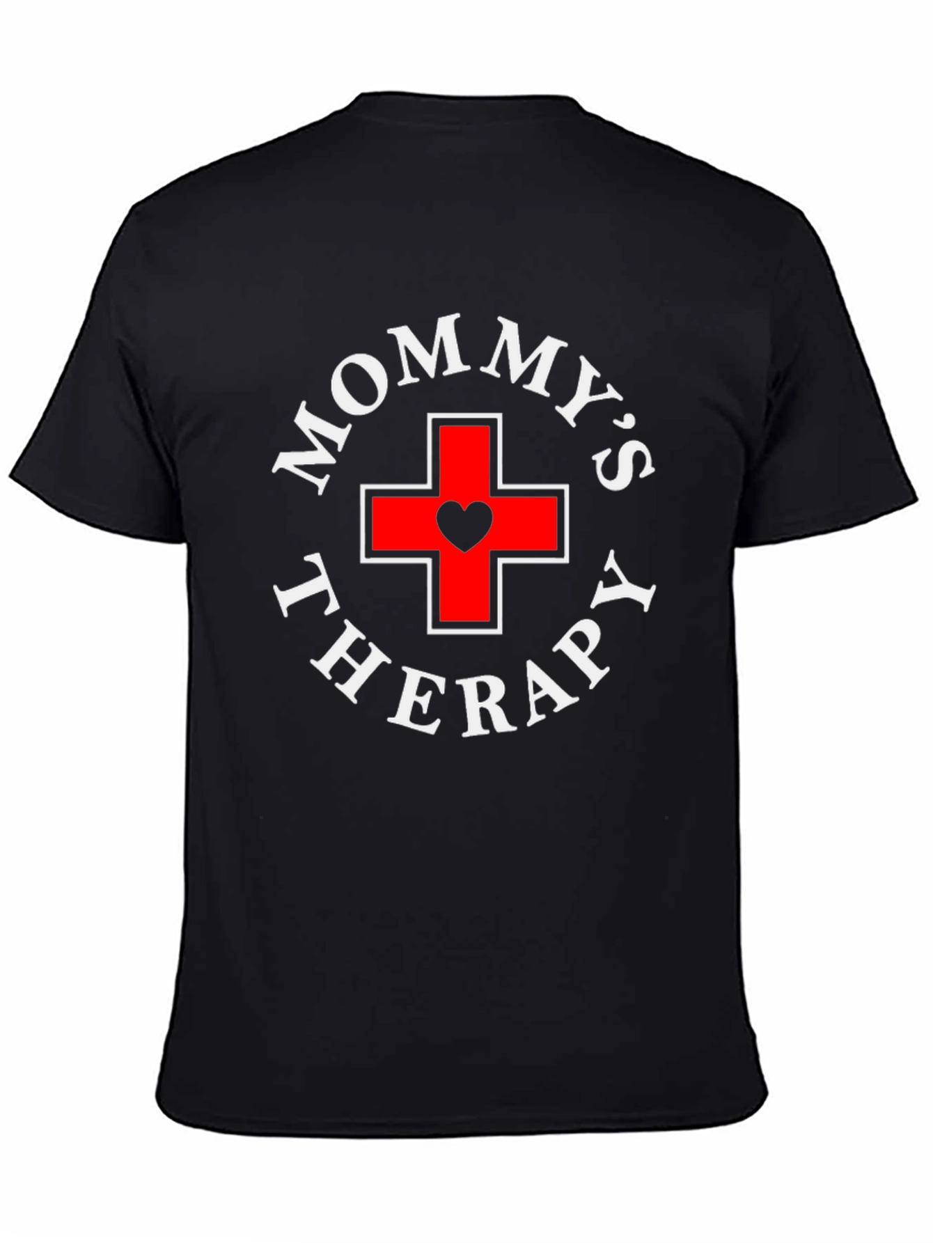 Mommys Therapy Black T-Shirt