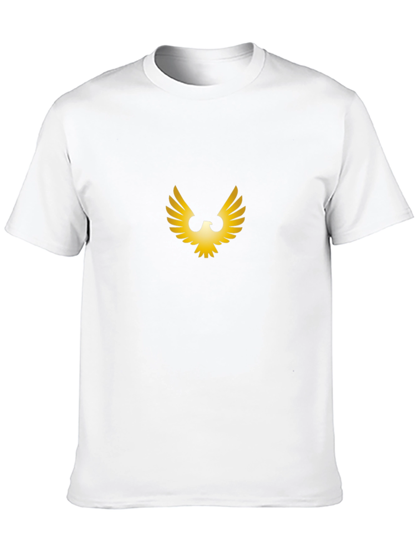 Golden Wing Graphic Black T-Shirt