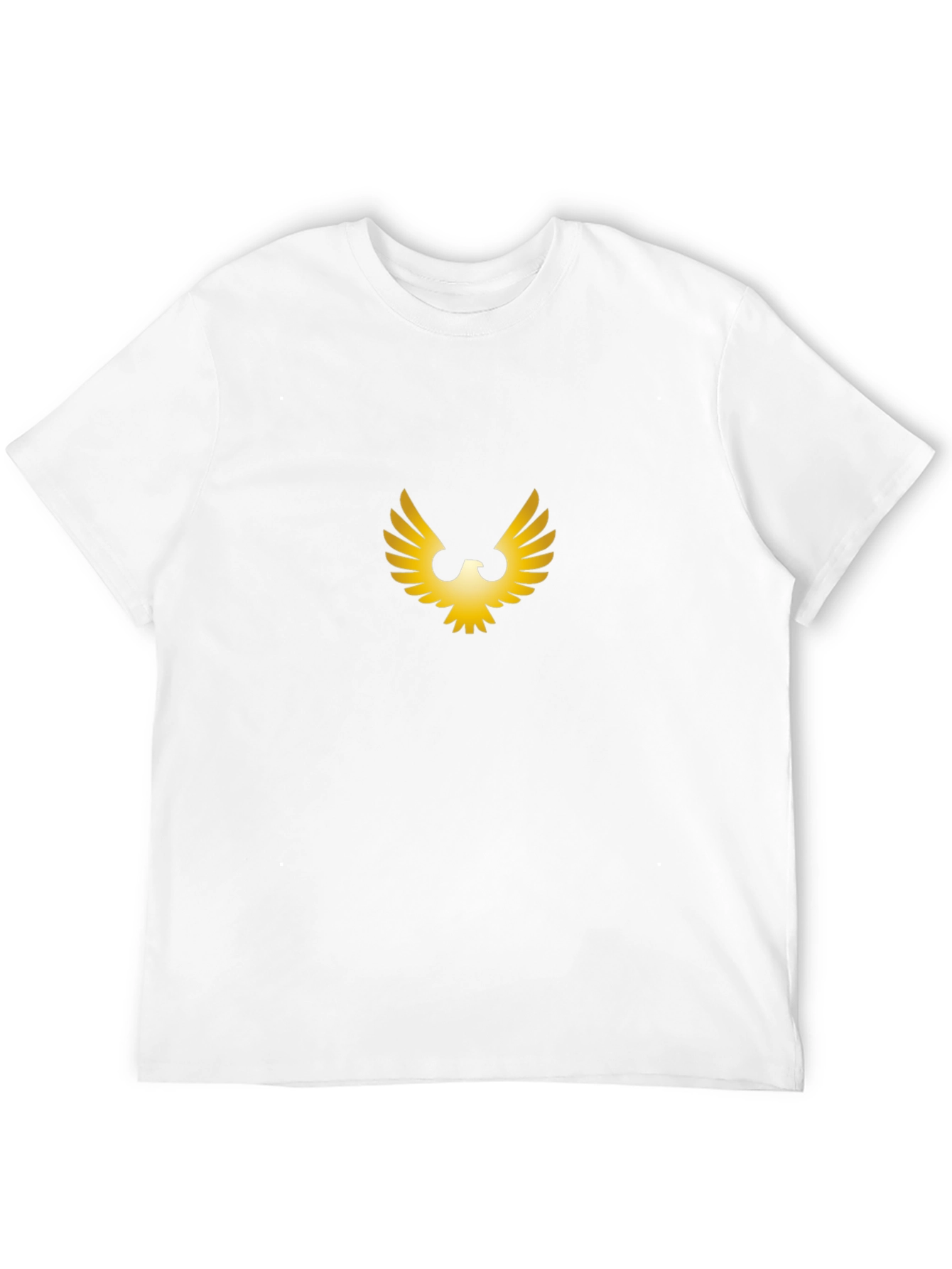 Golden Wing Graphic Black T-Shirt