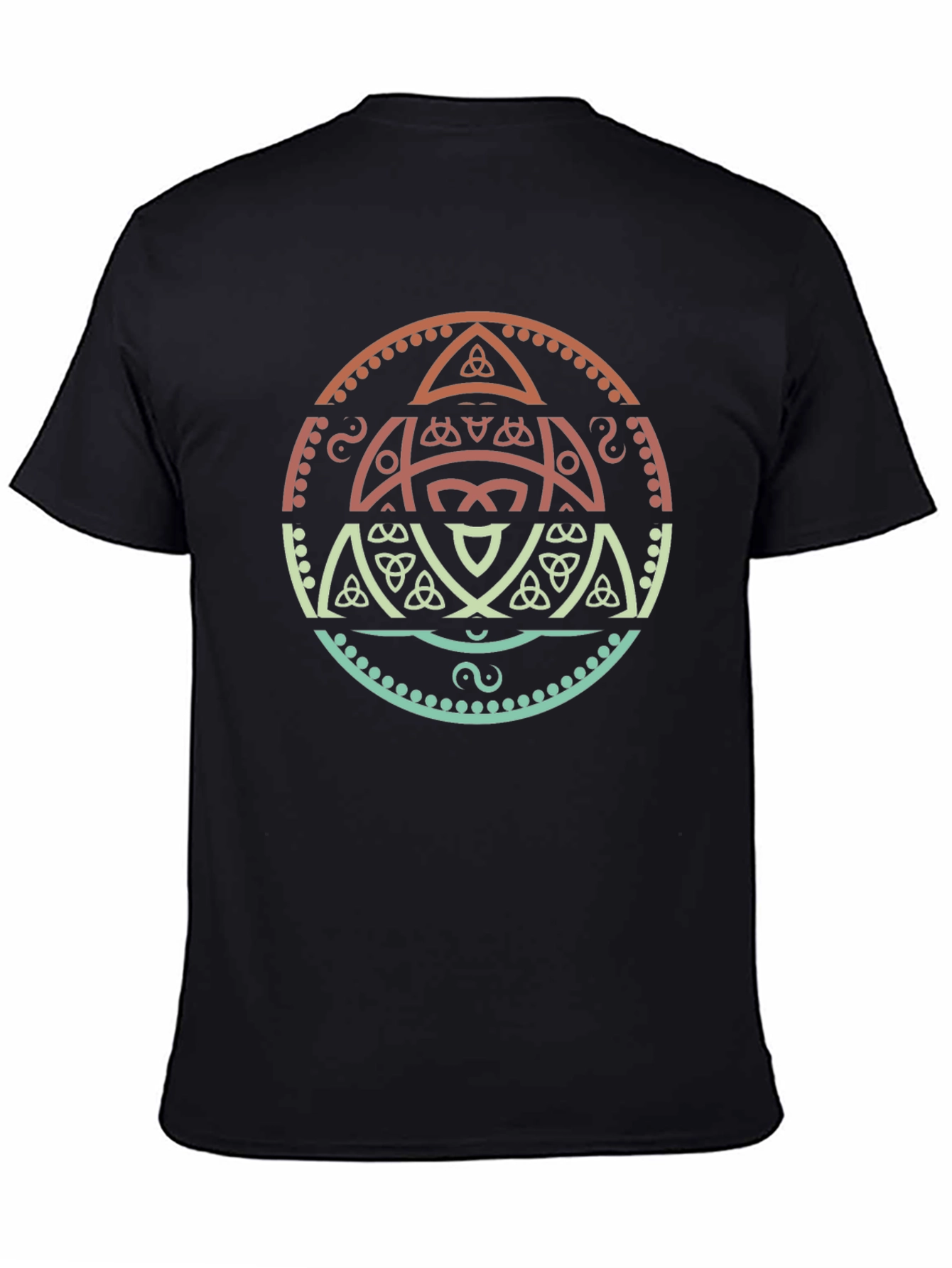Celtic Knot Graphic Tee - Stylish Black T-Shirt