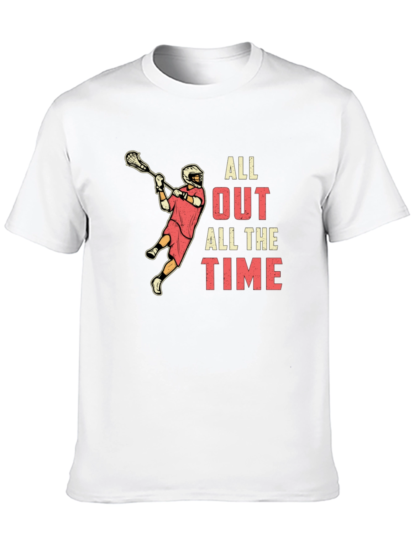 Lacrosse All Out All The Time T-Shirt