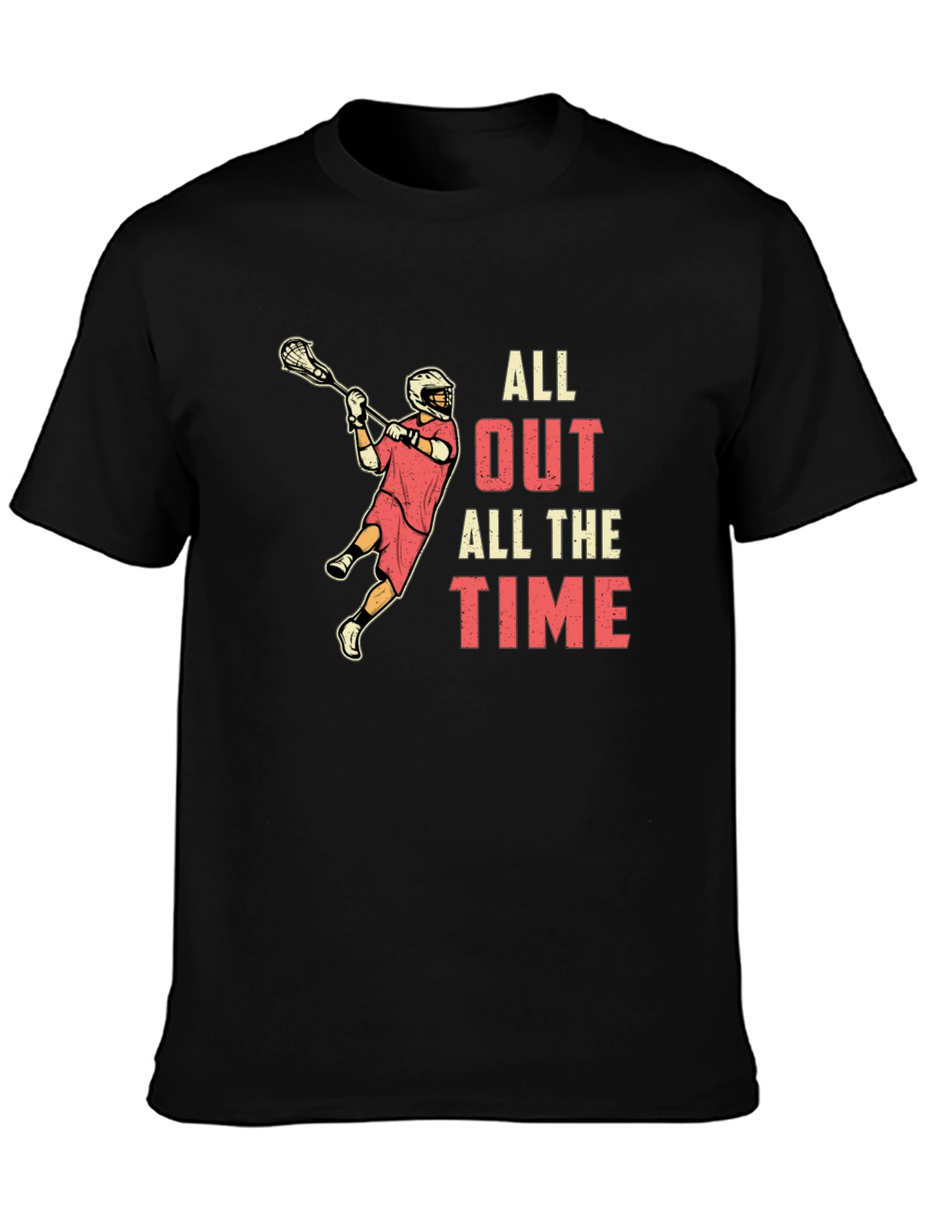 Lacrosse All Out All The Time T-Shirt