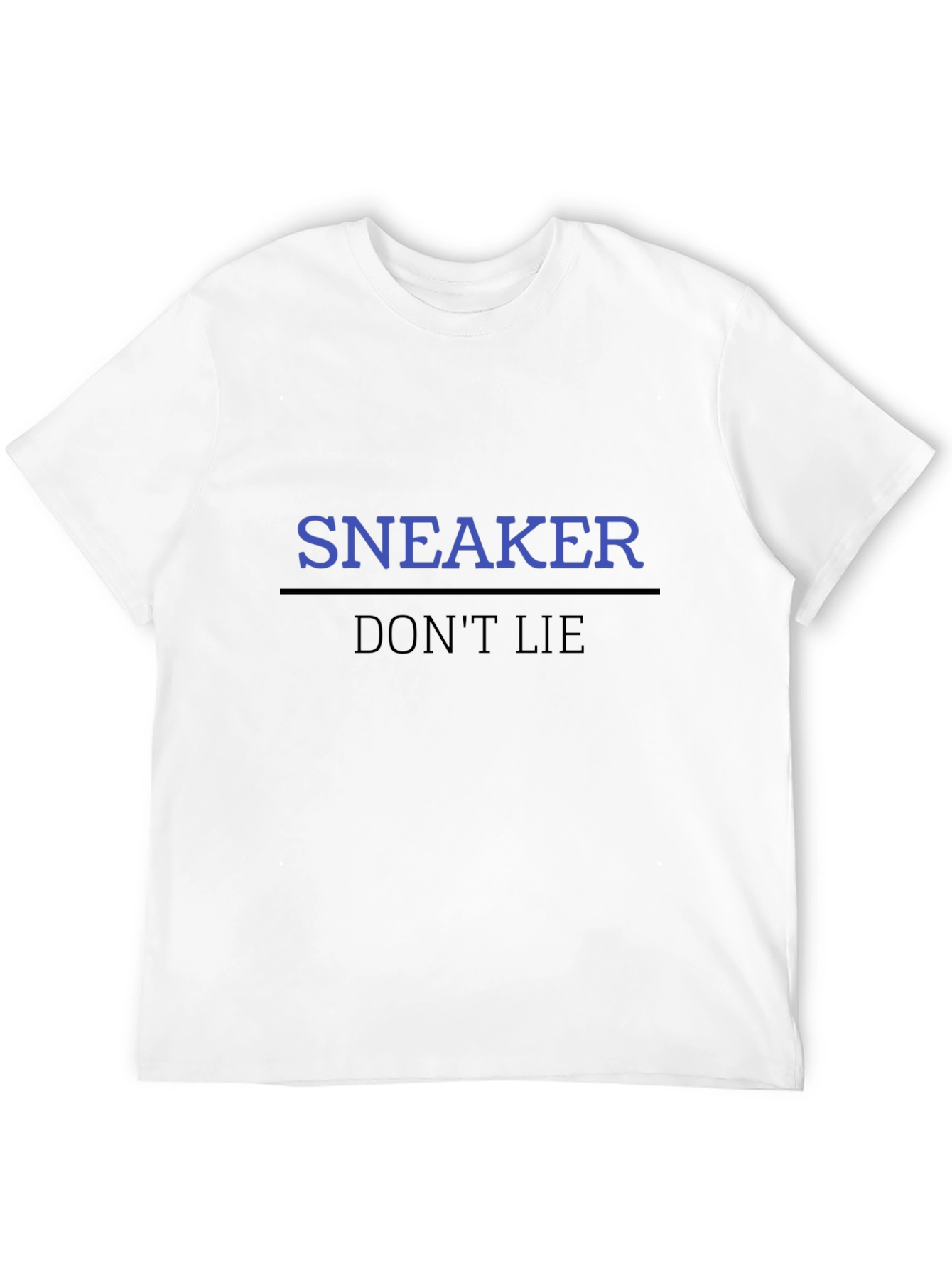 Sneaker Dont Lie Black T-Shirt