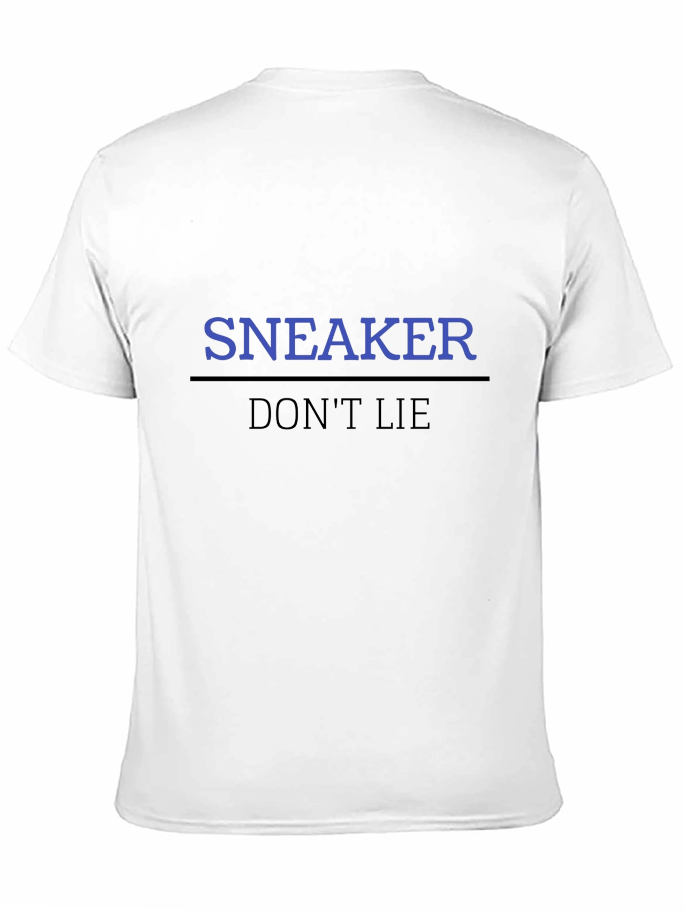 Sneaker Dont Lie Black T-Shirt