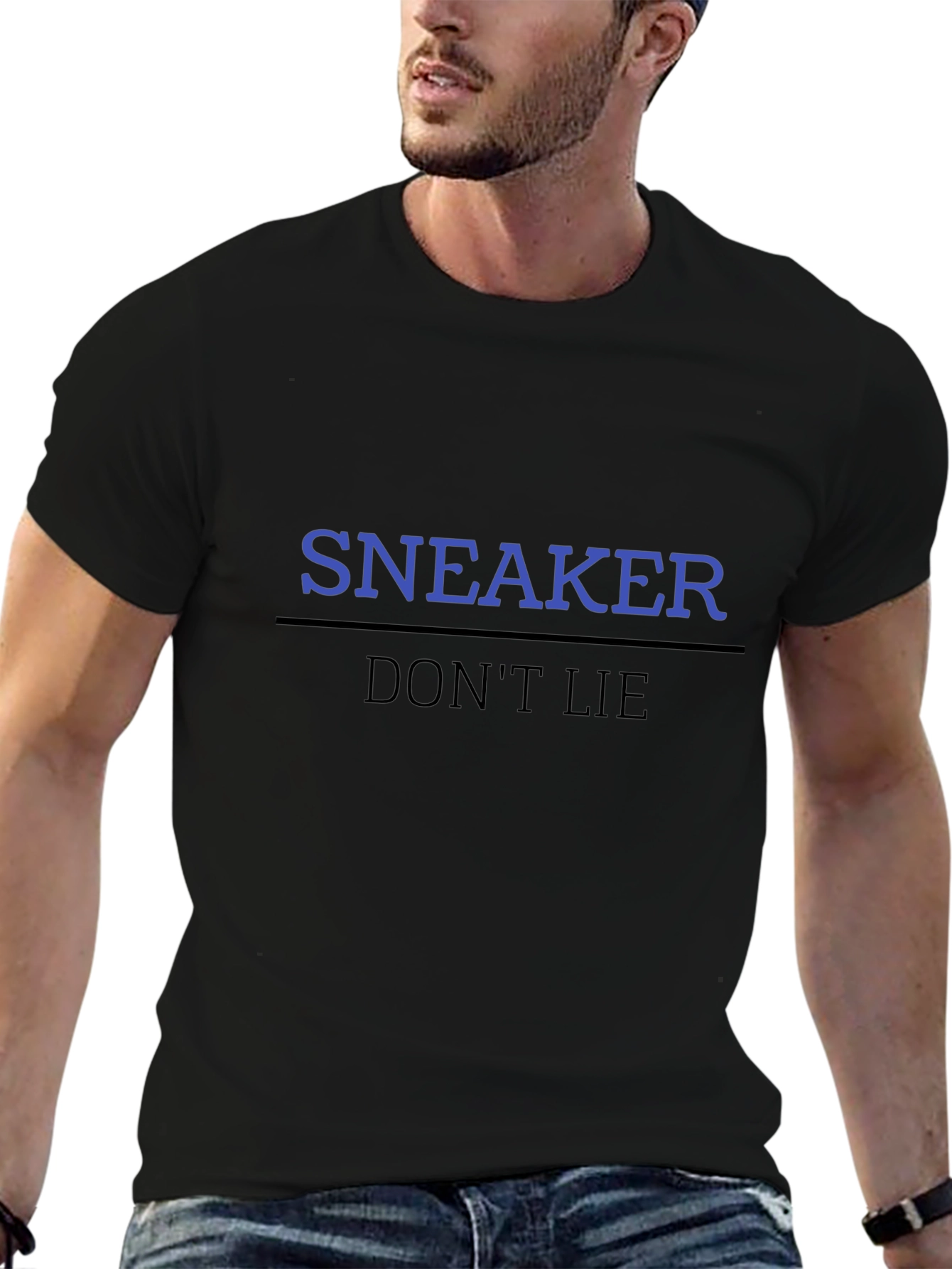 Sneaker Dont Lie Black T-Shirt