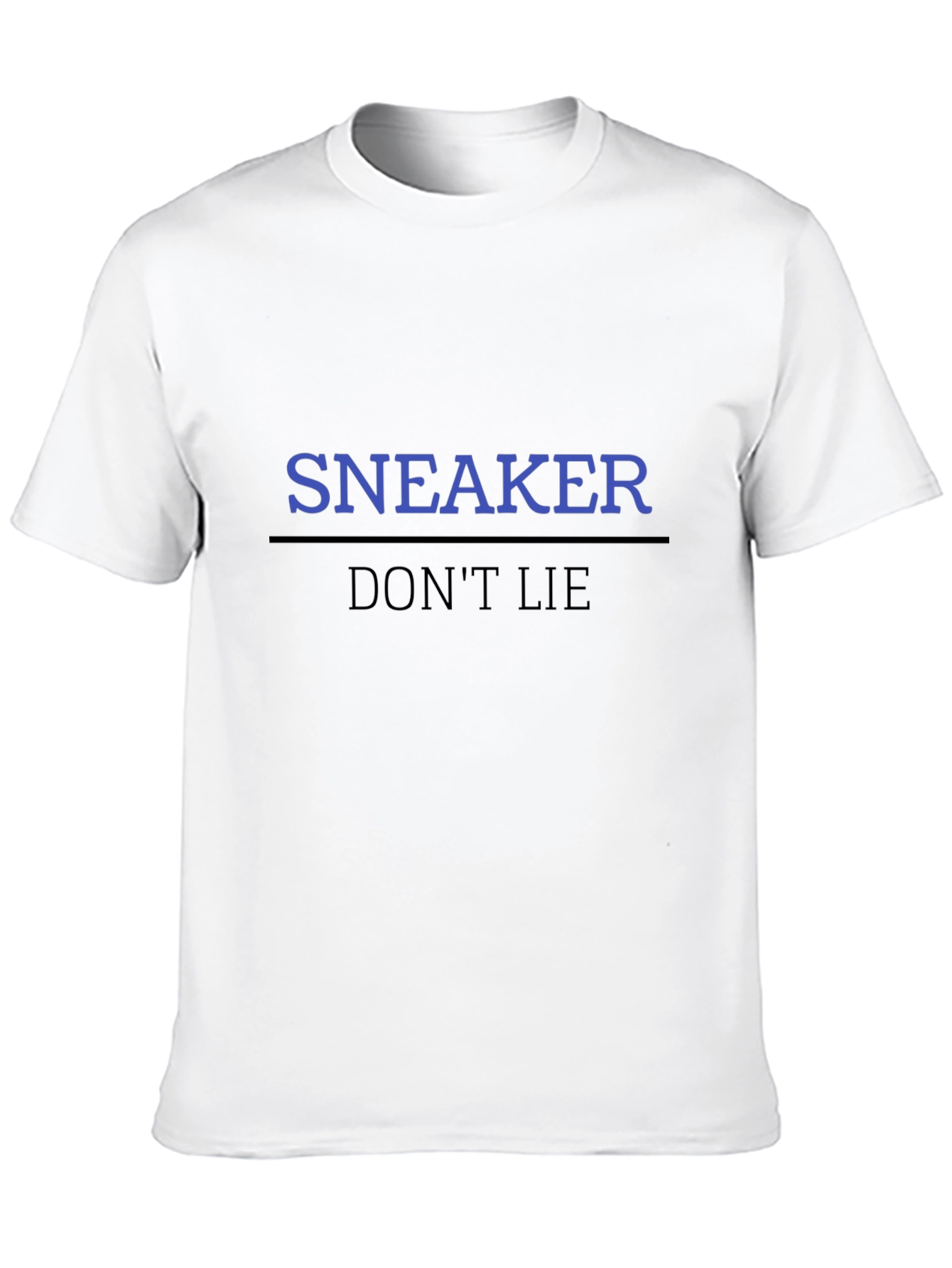 Sneaker Dont Lie Black T-Shirt