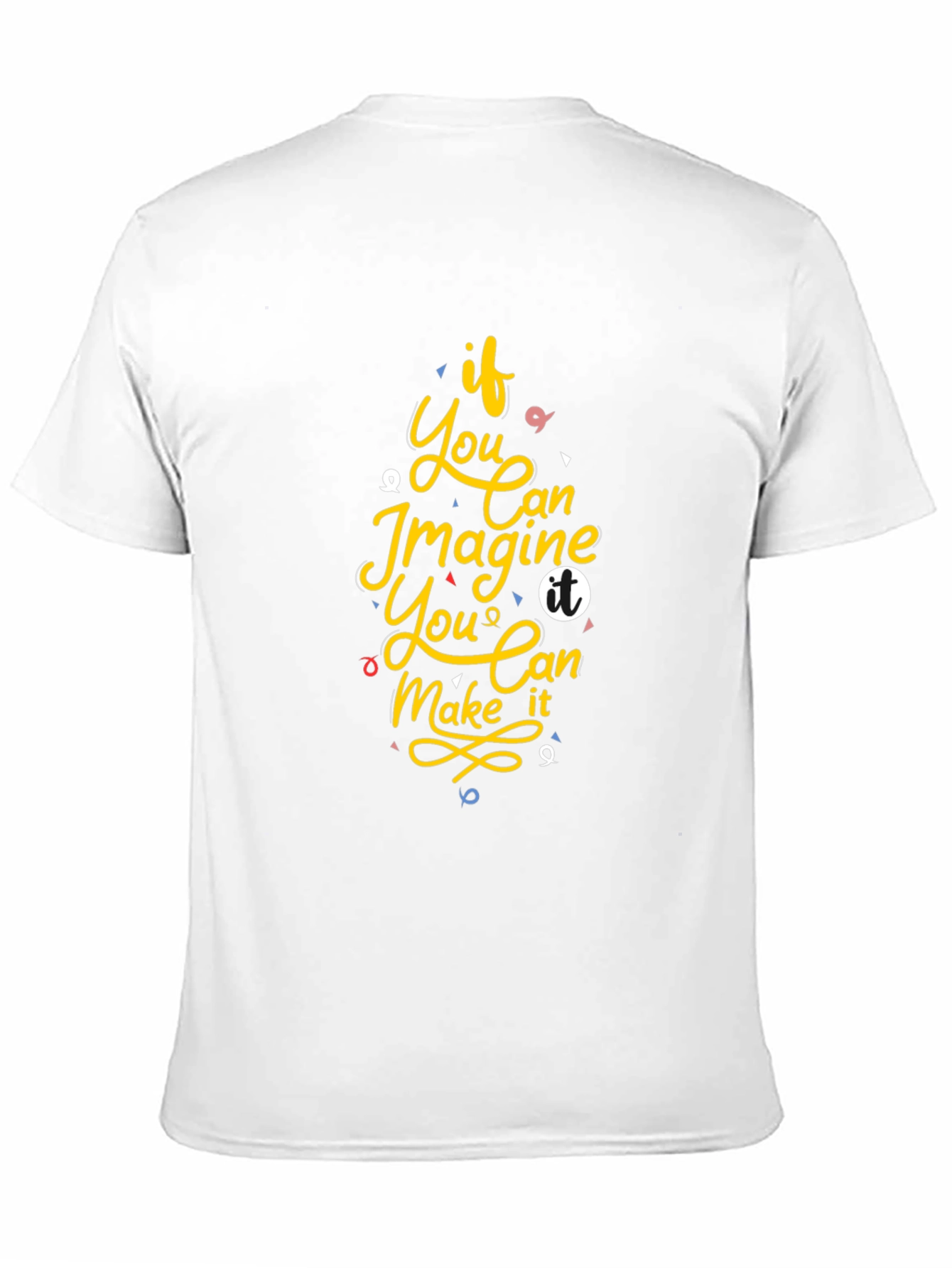 Inspirational Graphic Print Black T-Shirt