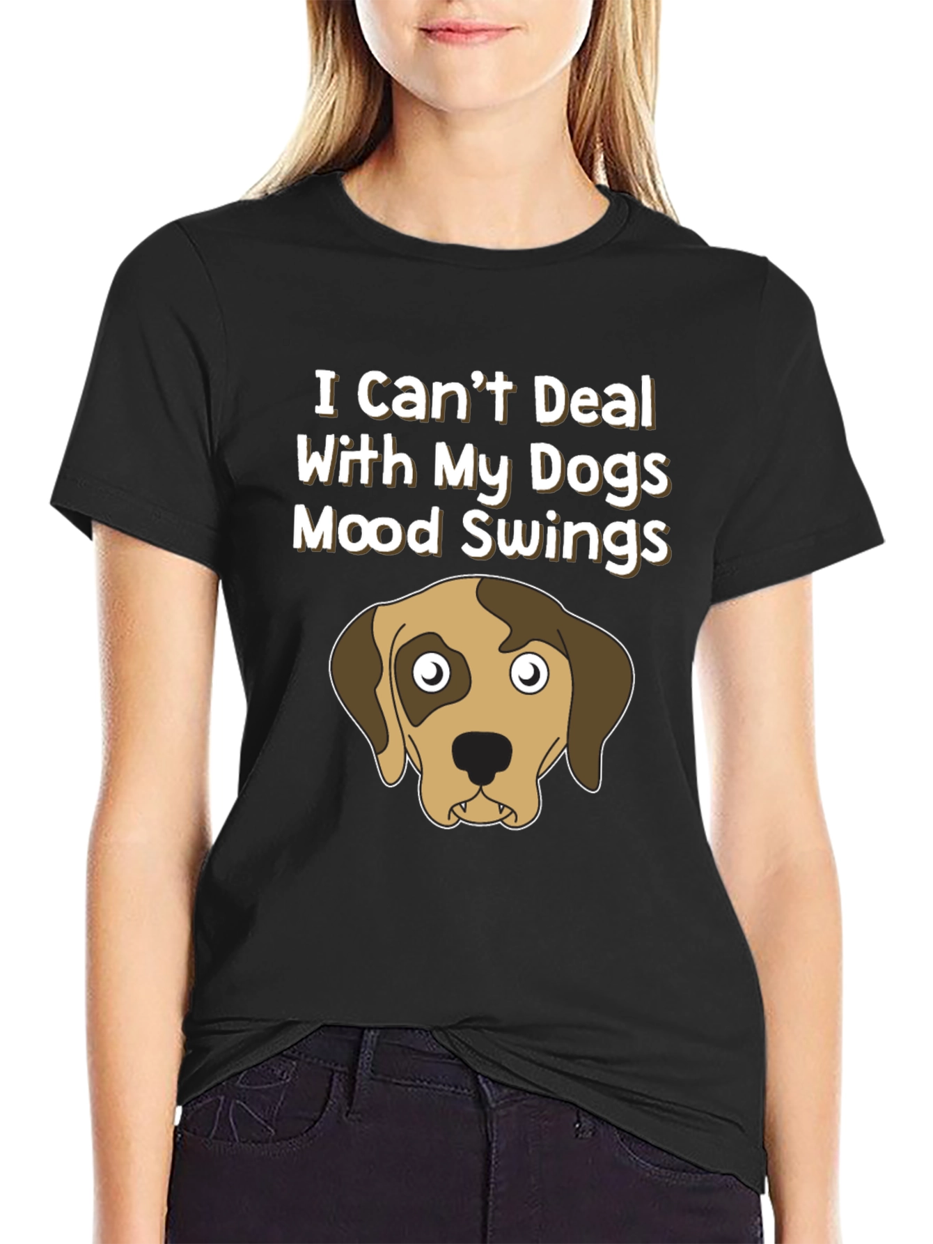 Dog Mood Swings Graphic T-Shirt