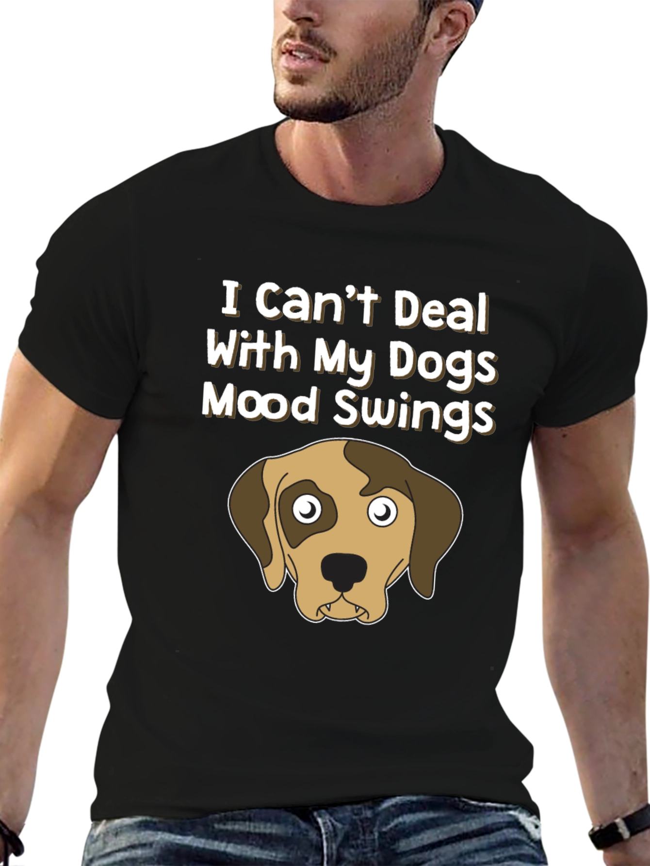Dog Mood Swings Graphic T-Shirt