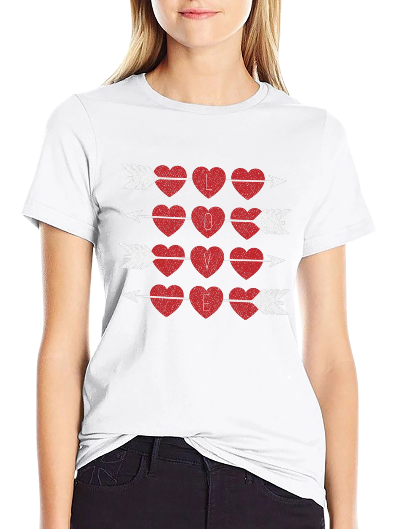 Love Arrows Graphic Tee - Valentines Day Shirt