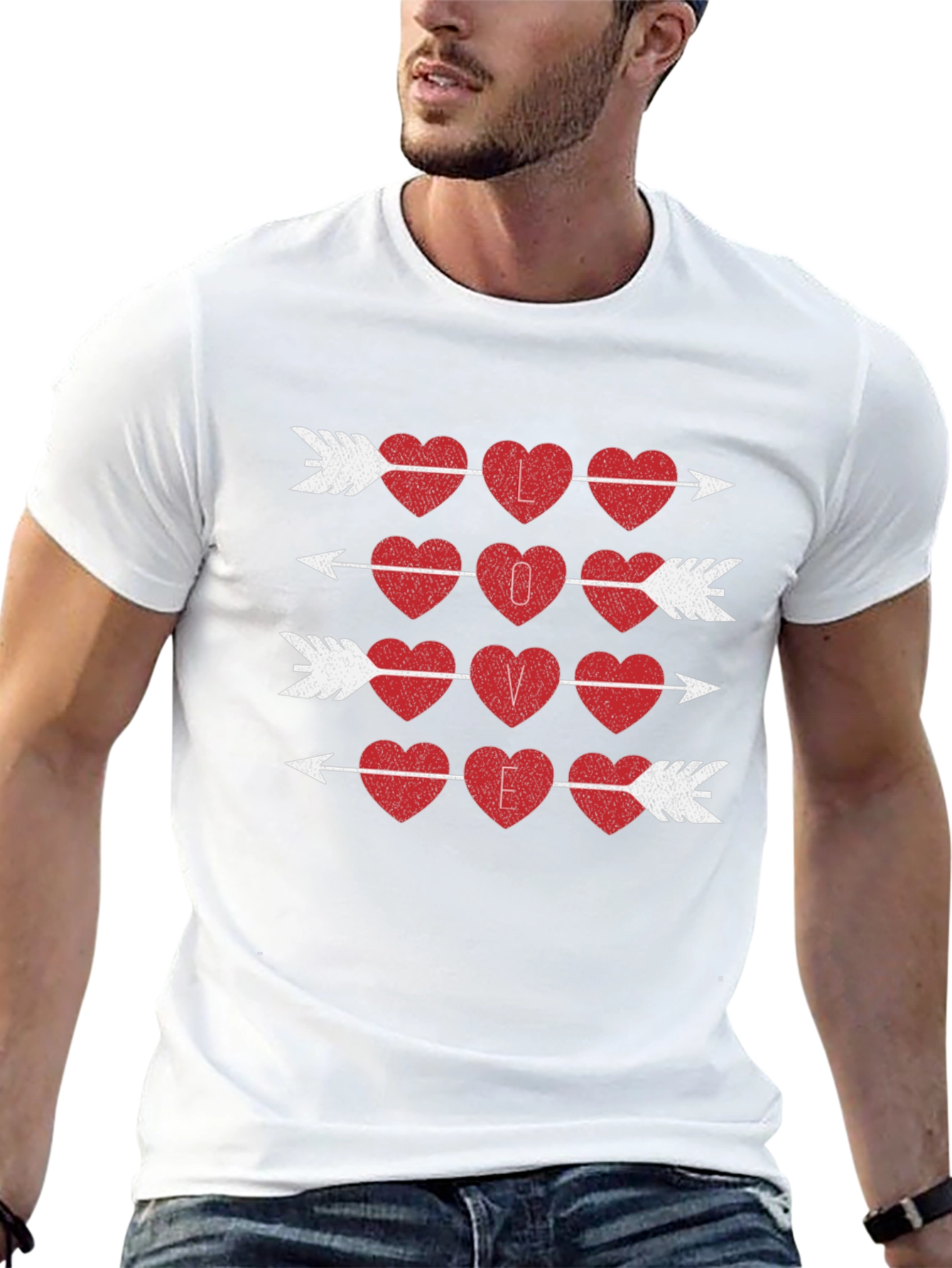 Love Arrows Graphic Tee - Valentines Day Shirt