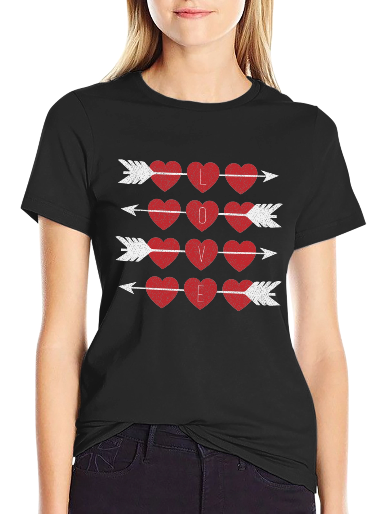 Love Arrows Graphic Tee - Valentines Day Shirt