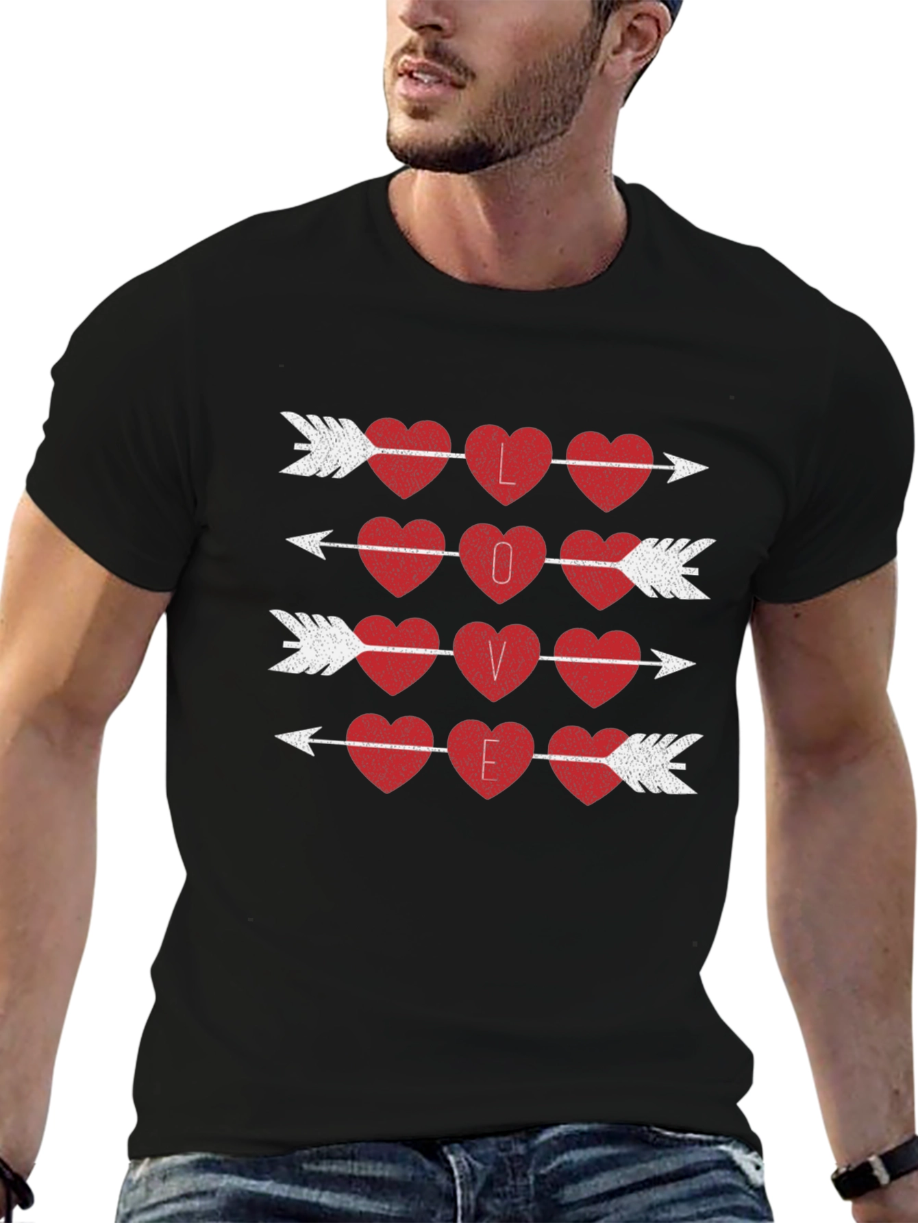 Love Arrows Graphic Tee - Valentines Day Shirt