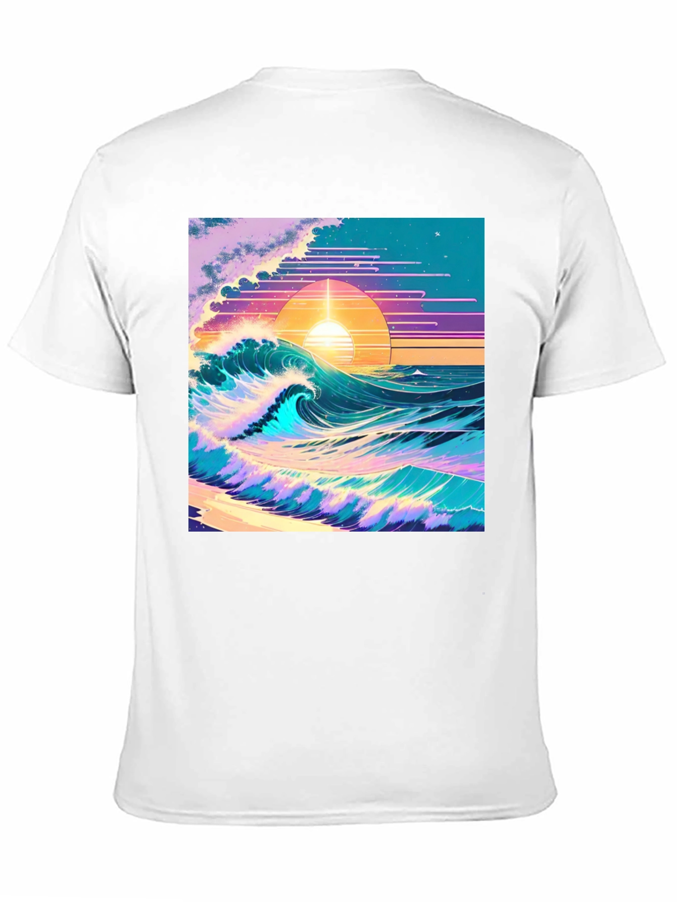 Vaporwave Sunset Wave T-Shirt