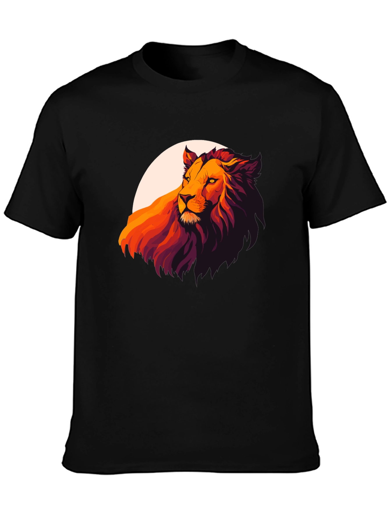 Lion Graphic Tee - Bold Animal Print