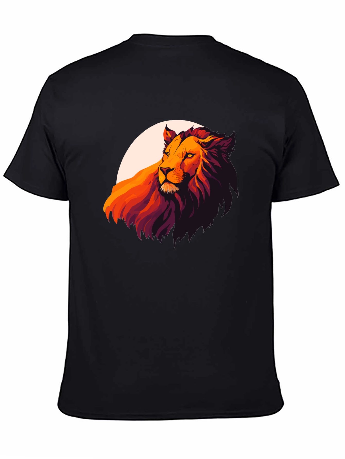 Lion Graphic Tee - Bold Animal Print
