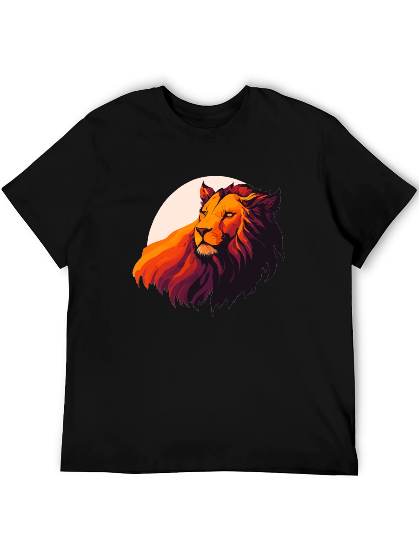 Lion Graphic Tee - Bold Animal Print