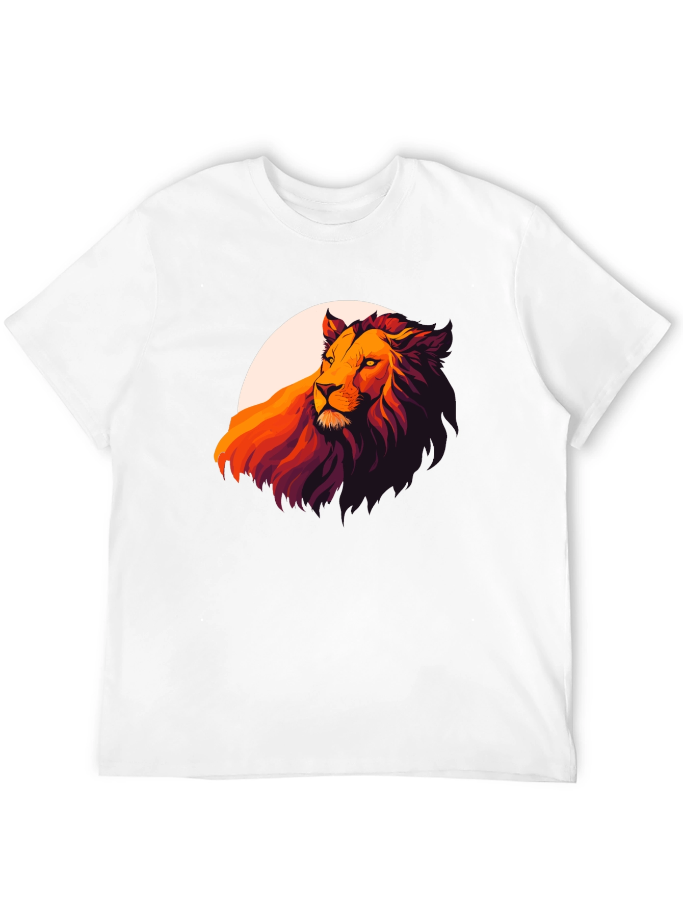 Lion Graphic Tee - Bold Animal Print