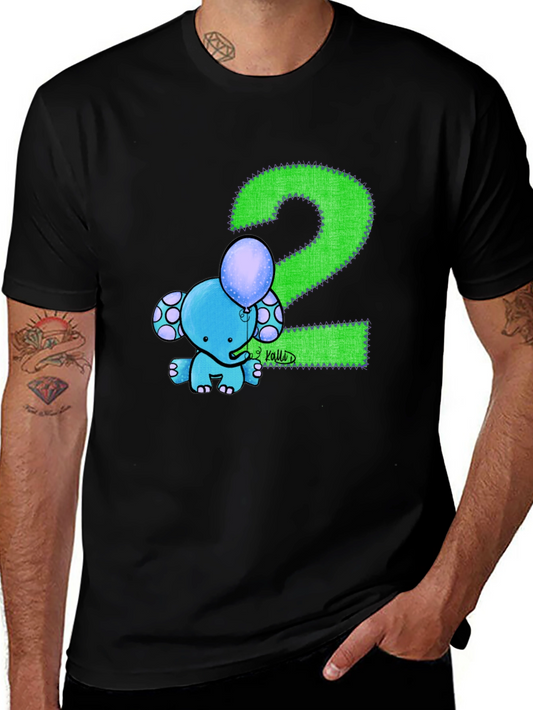 Kids 2nd Birthday Elephant T-Shirt