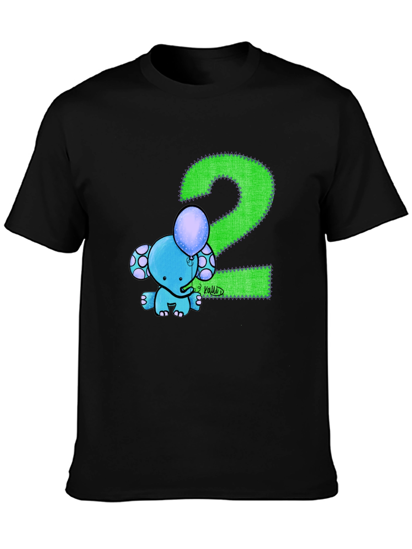 Kids 2nd Birthday Elephant T-Shirt
