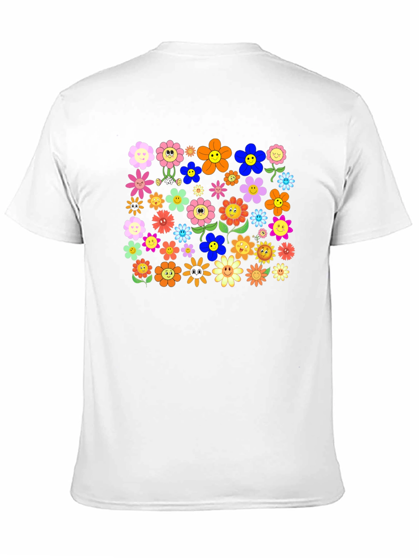 Groovy Flower Power T-Shirt - Retro Floral Tee