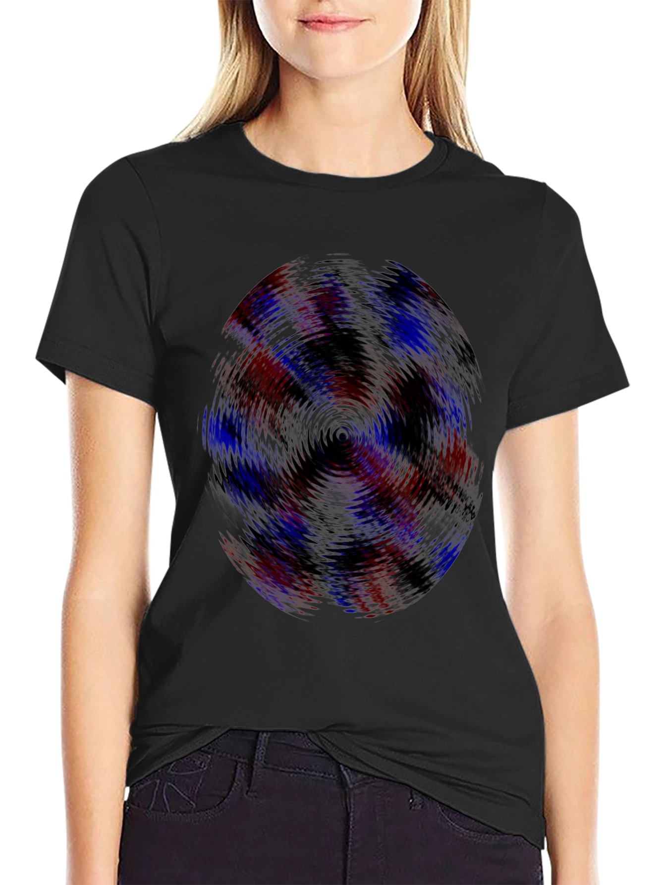 Vortex Graphic Tee - Mens Black Casual Shirt