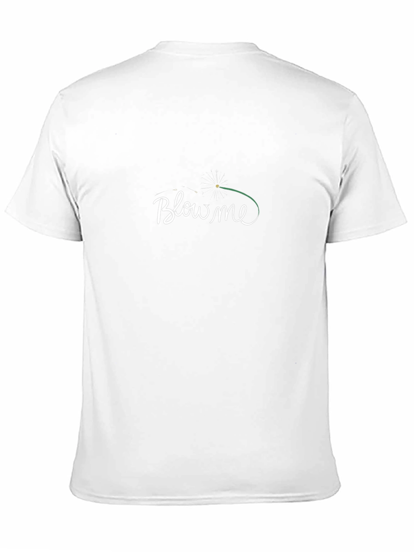 Blow Me Dandelion Graphic T-Shirt - Black