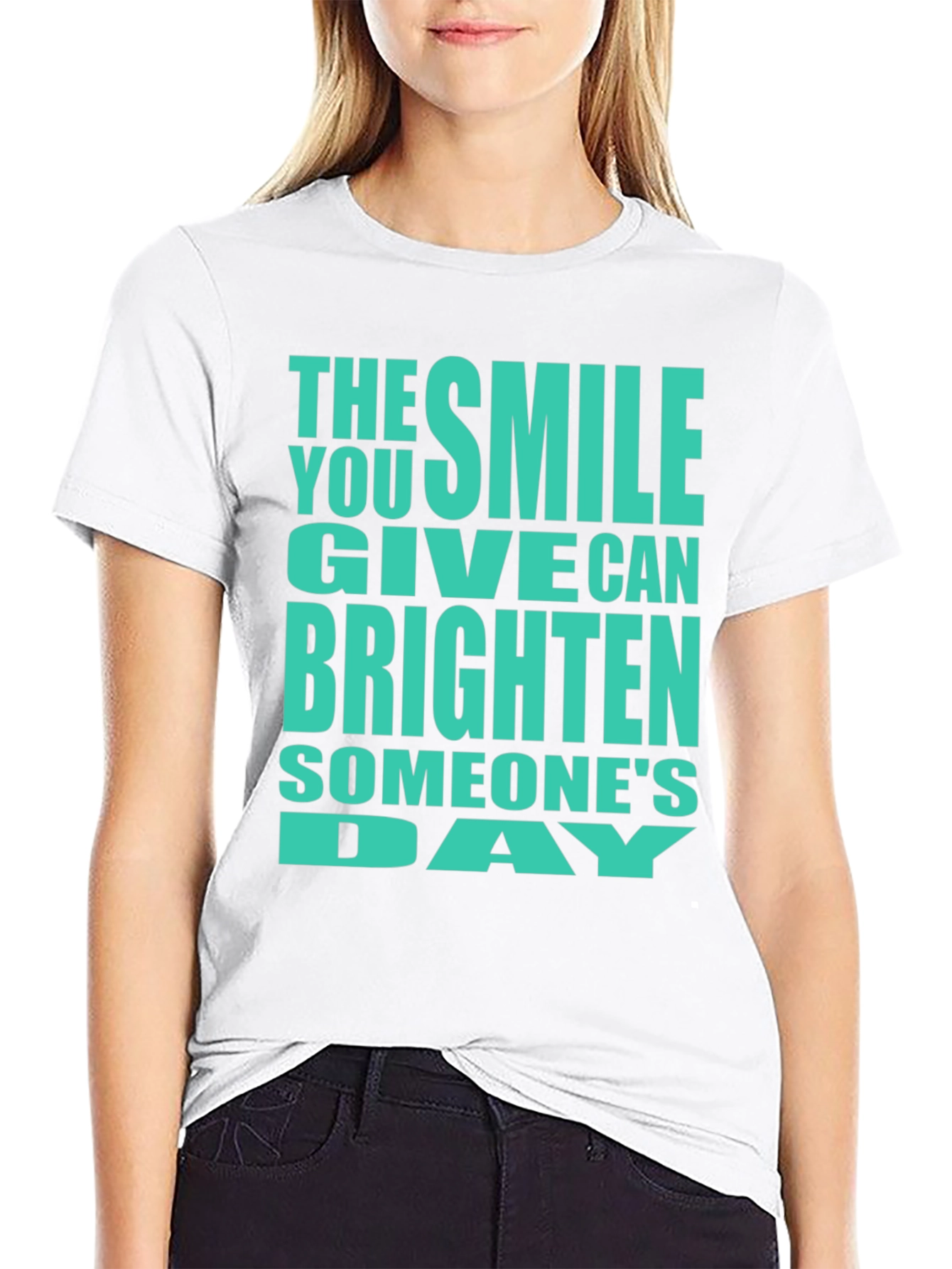 Smile Brighten Day Graphic T-Shirt