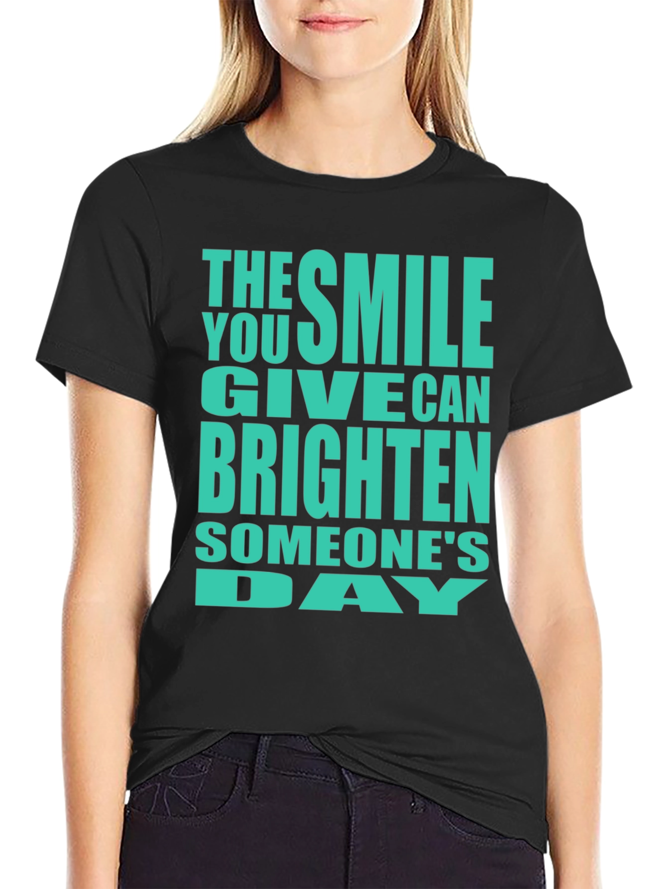 Smile Brighten Day Graphic T-Shirt