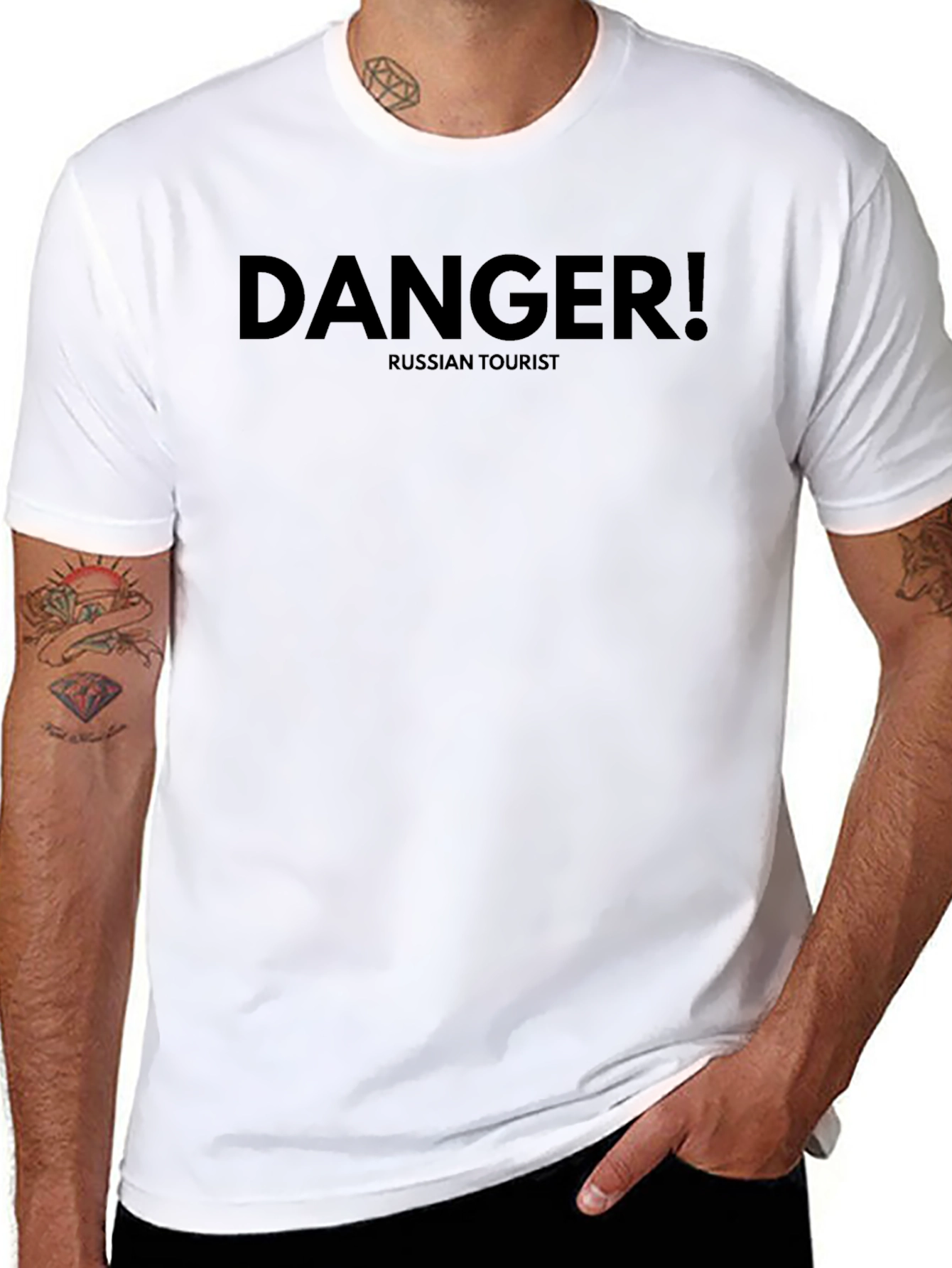 Danger! Russian Tourist Graphic Tee