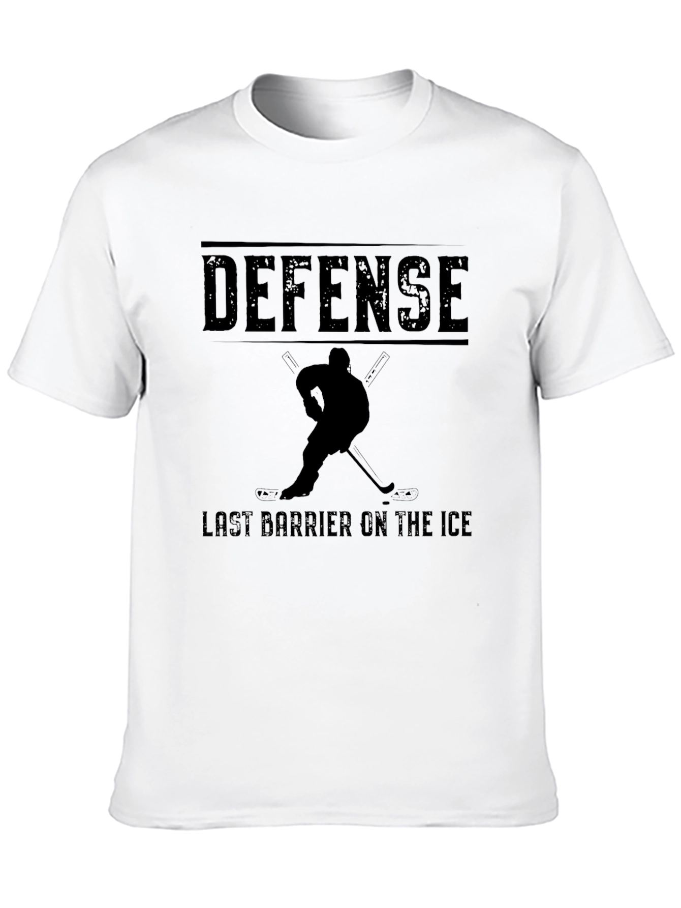 Defense Hockey T-Shirt - Last Barrier on the Ice