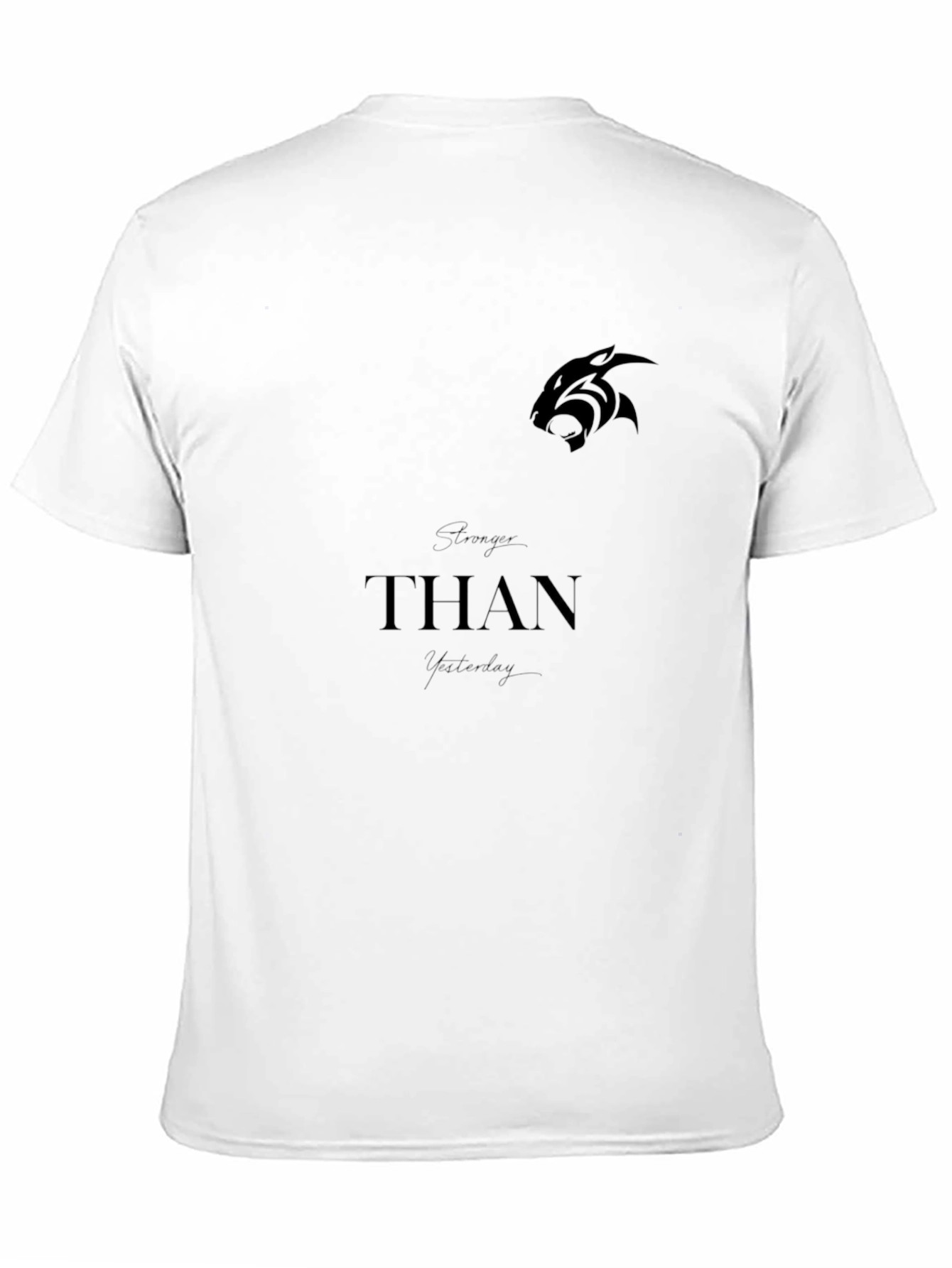 Mens Black Graphic T-Shirt - THΛN Design