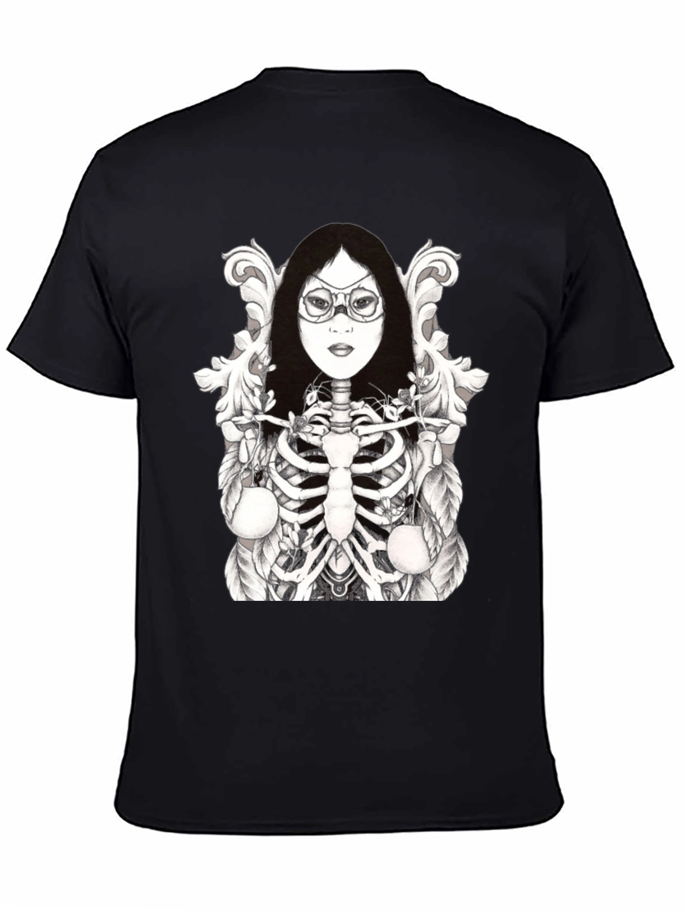 Skeleton Girl T-Shirt - Unique Graphic Tee