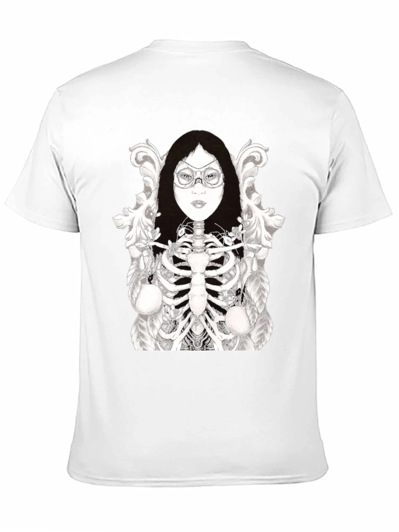 Skeleton Girl T-Shirt - Unique Graphic Tee