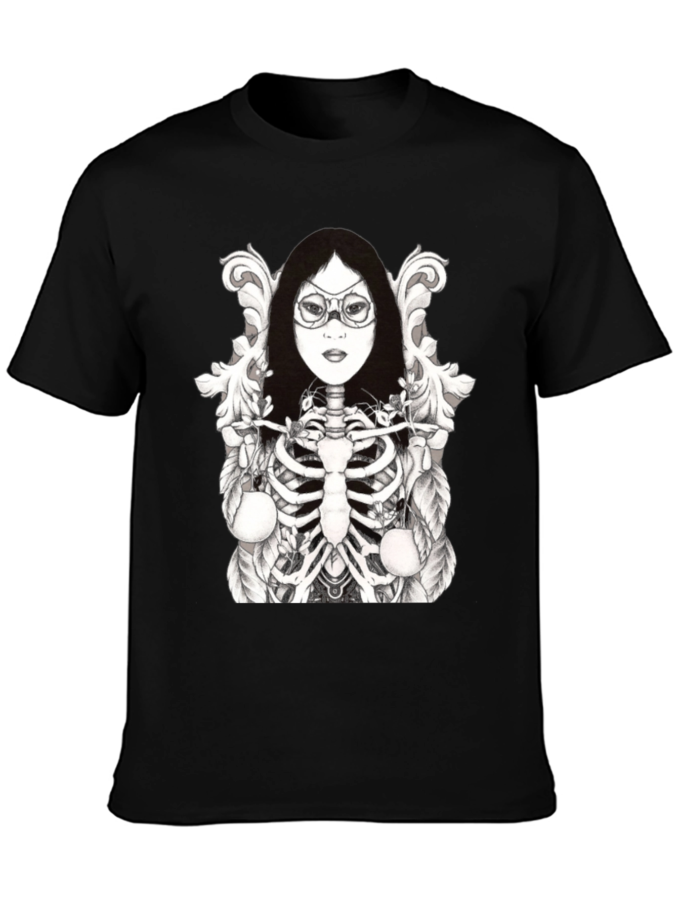 Skeleton Girl T-Shirt - Unique Graphic Tee
